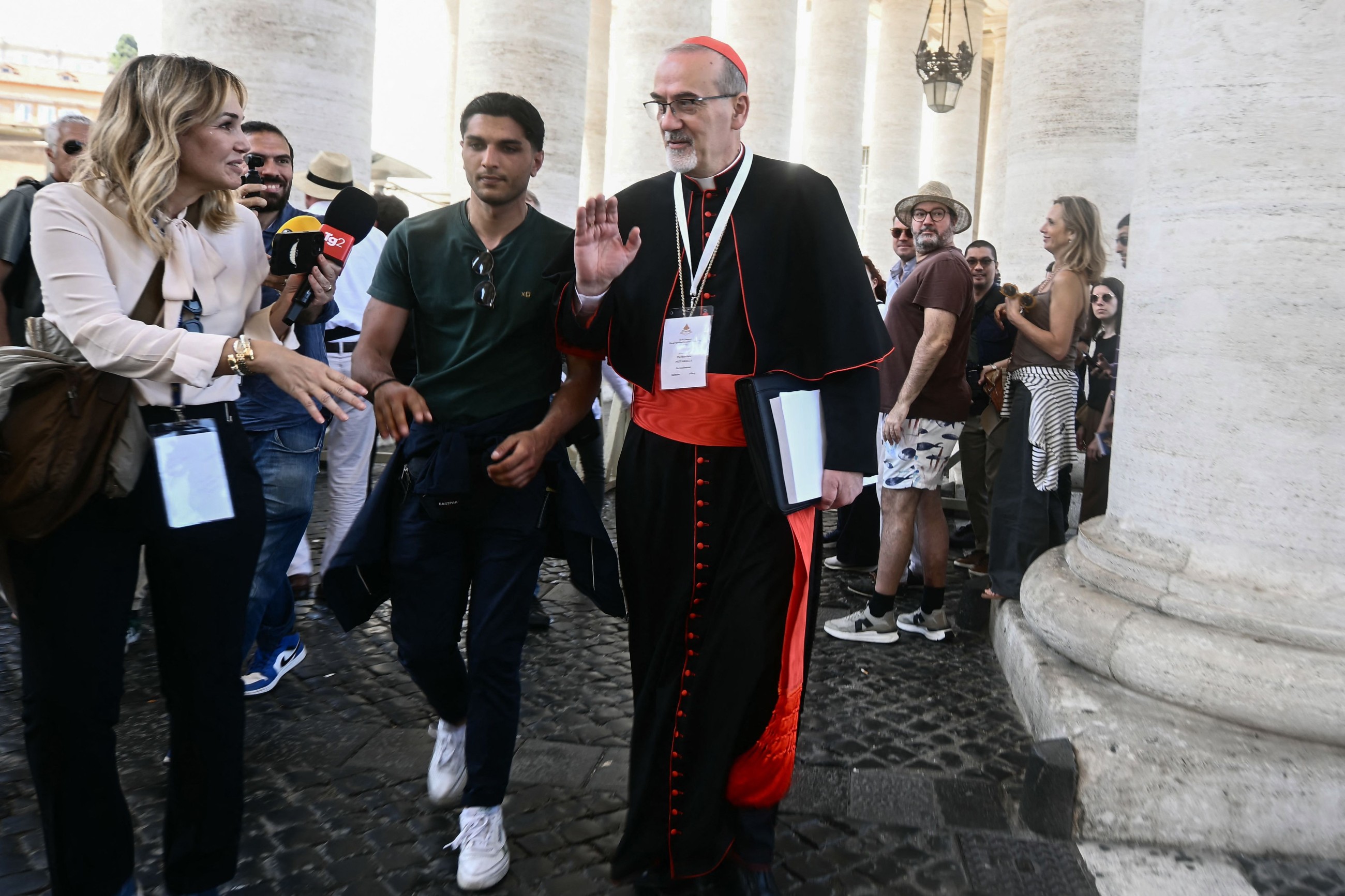 Vatican installs chimney on roof of Sistine Chapel for papal election