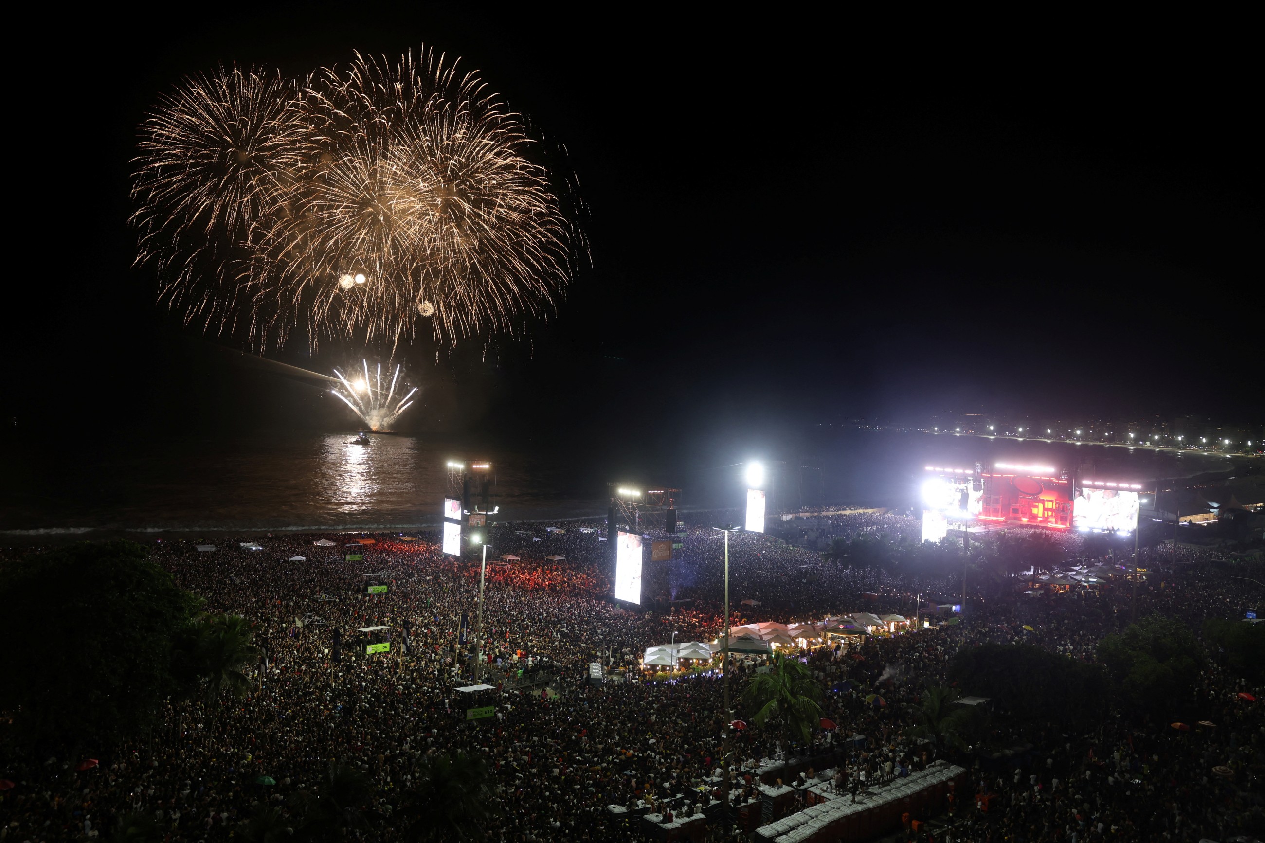 Lady Gaga rocks Copacabana Beach with more than 2 million fans