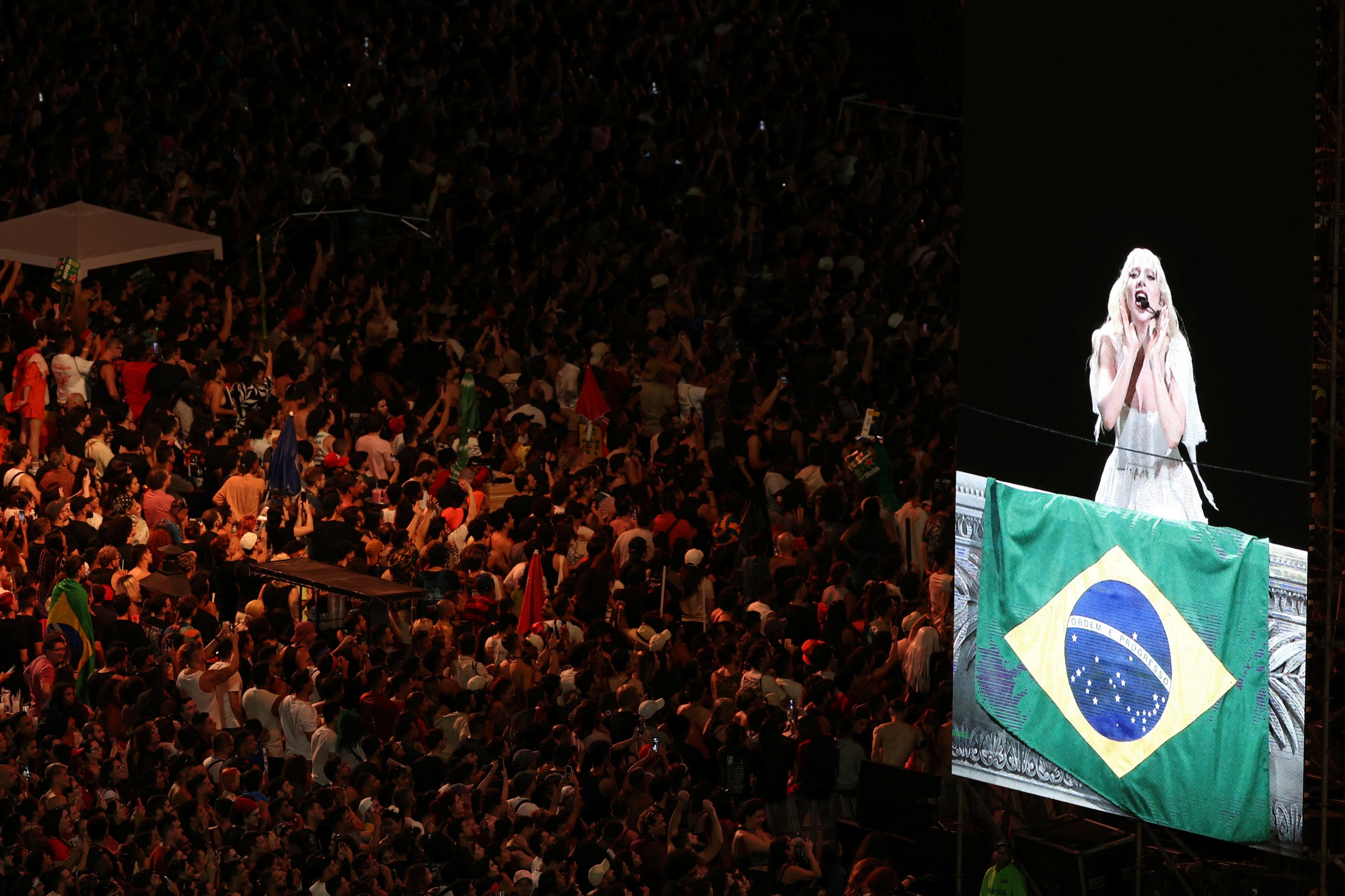 Brazilian police foil bomb plot targeting packed Lady Gaga concert