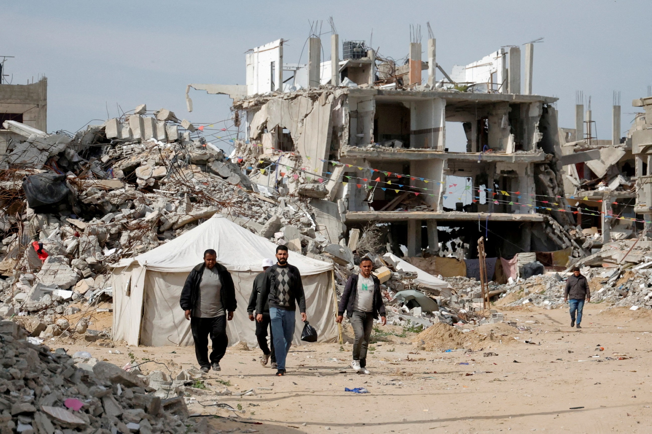 'We want safety, peace. We do not want to remain homeless, hungry, and thirsty,' moan Gazans