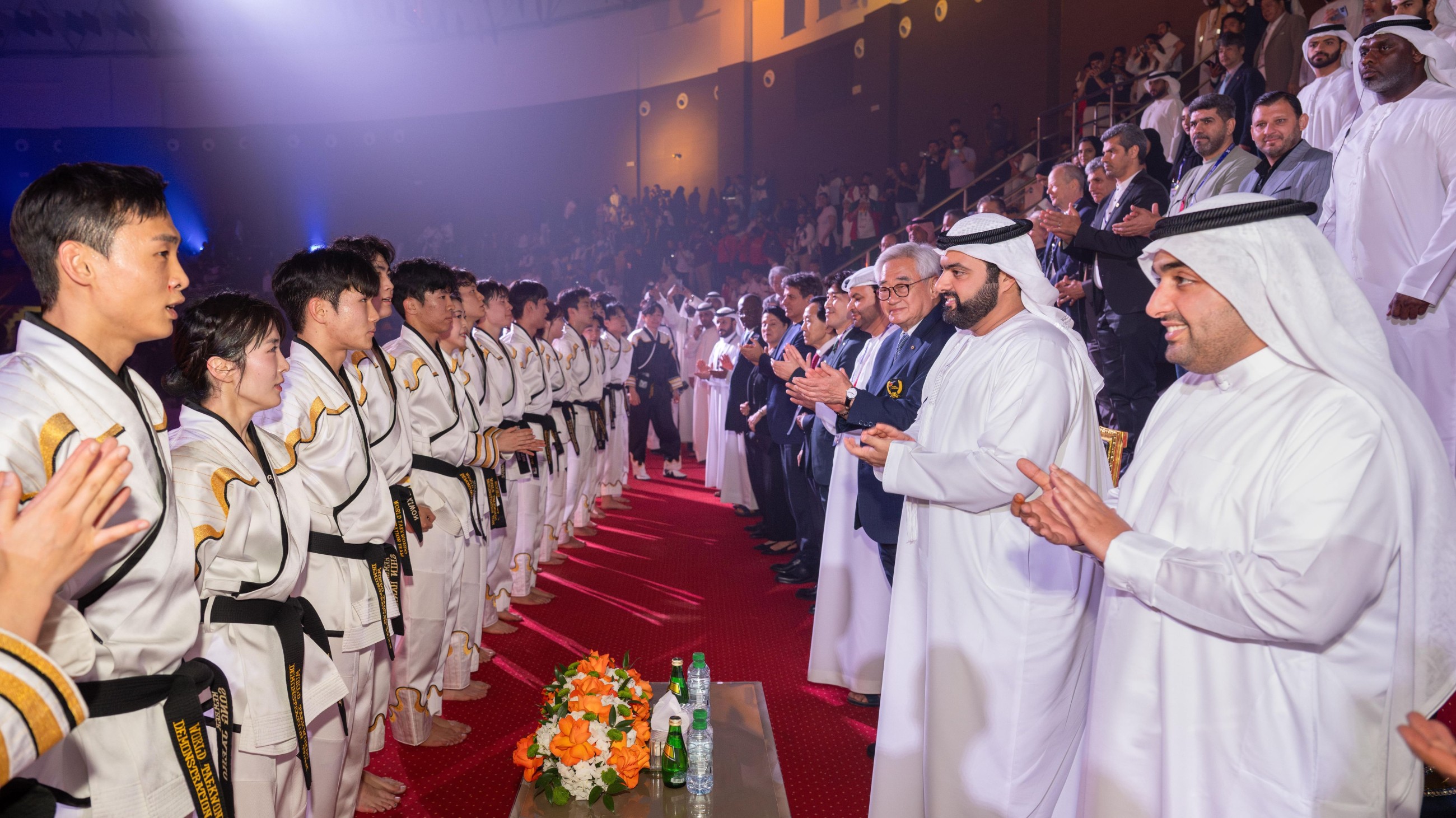 Crown Prince of Fujairah attends opening of World Taekwondo Cadet Championships