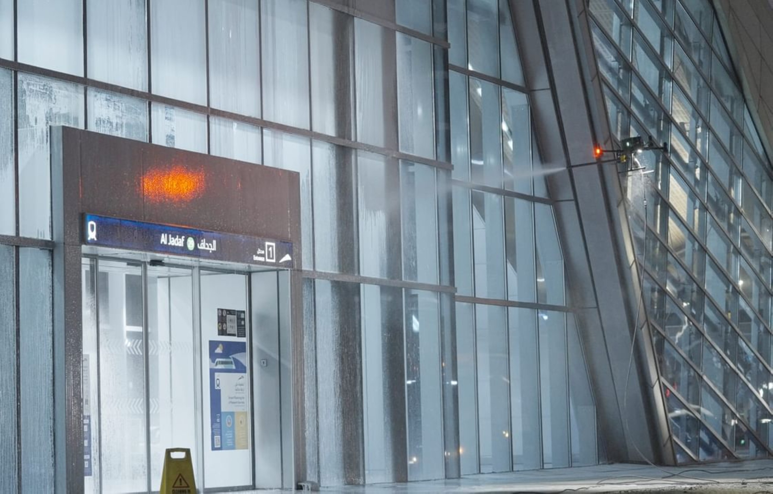 RTA deploys drones to clean metro stations