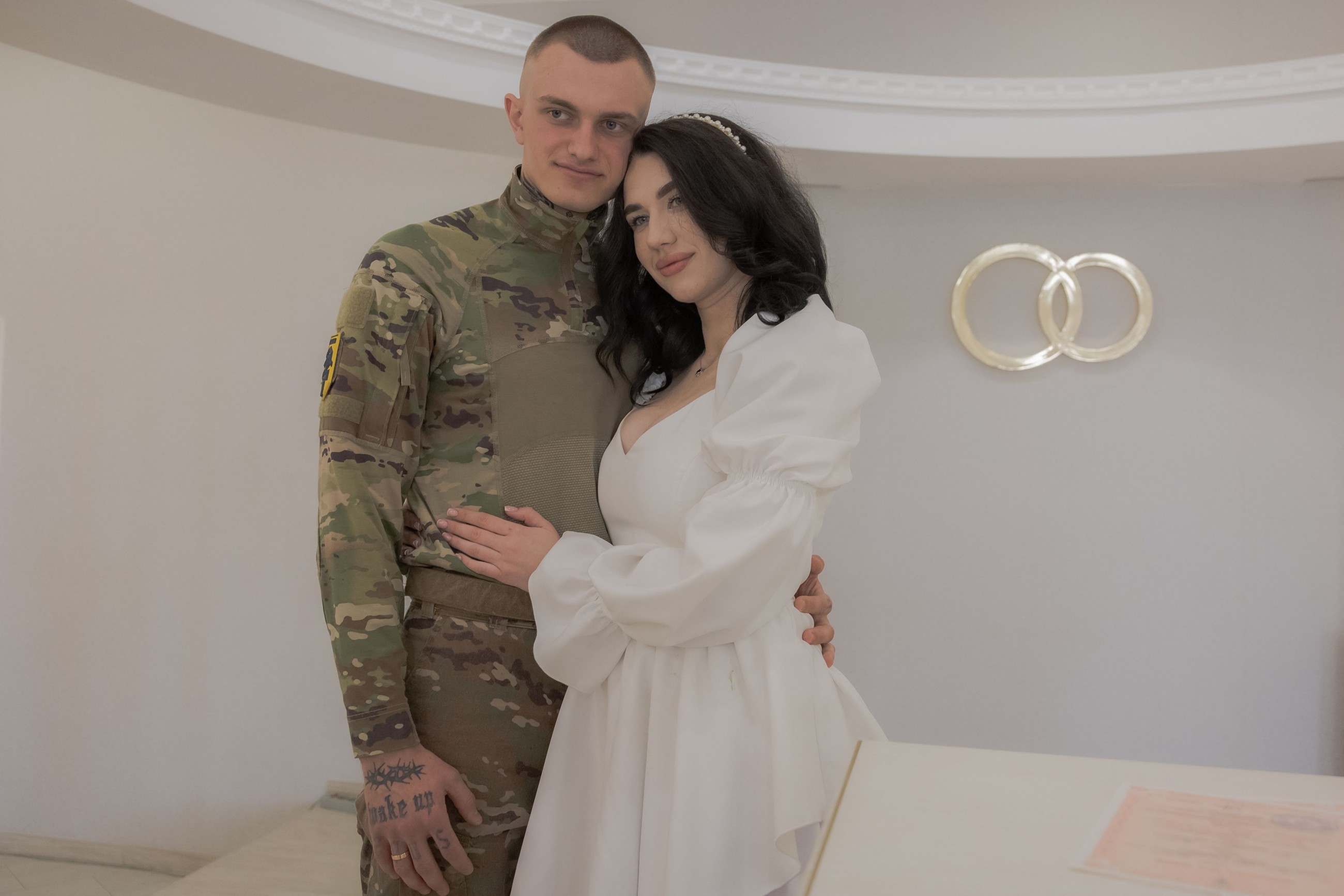 For Ukrainian couples, drums of war cannot stop wedding bells from ringing