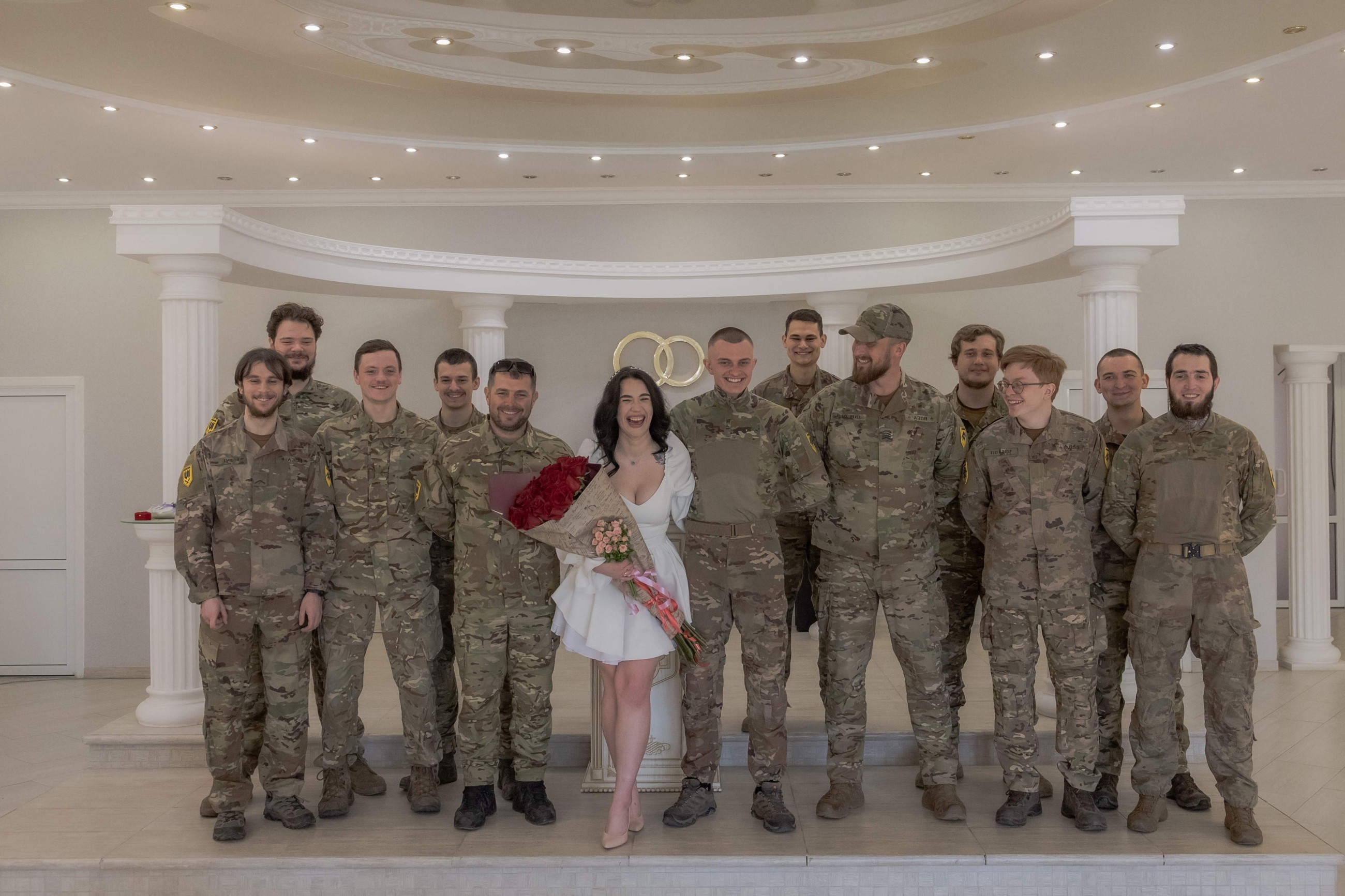 For Ukrainian couples, drums of war cannot stop wedding bells from ringing