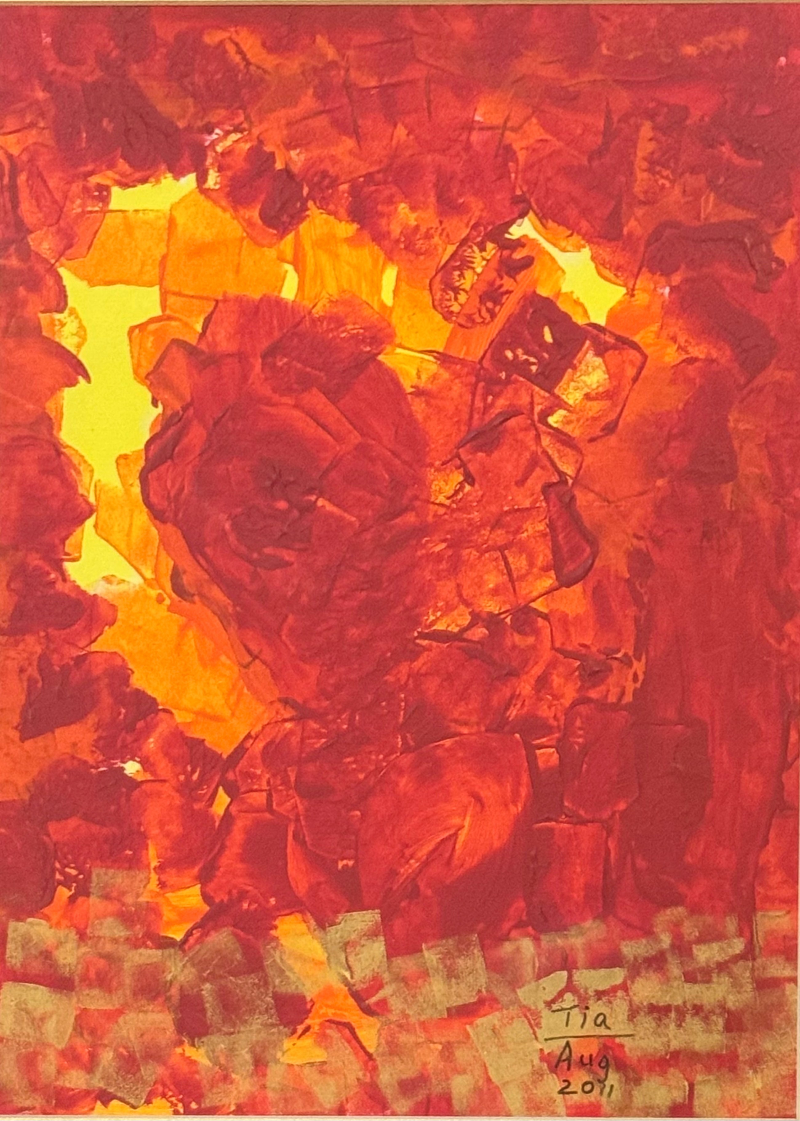 Childhood scrawls to global strokes – Tia Ann Mathew’s artistic journey
