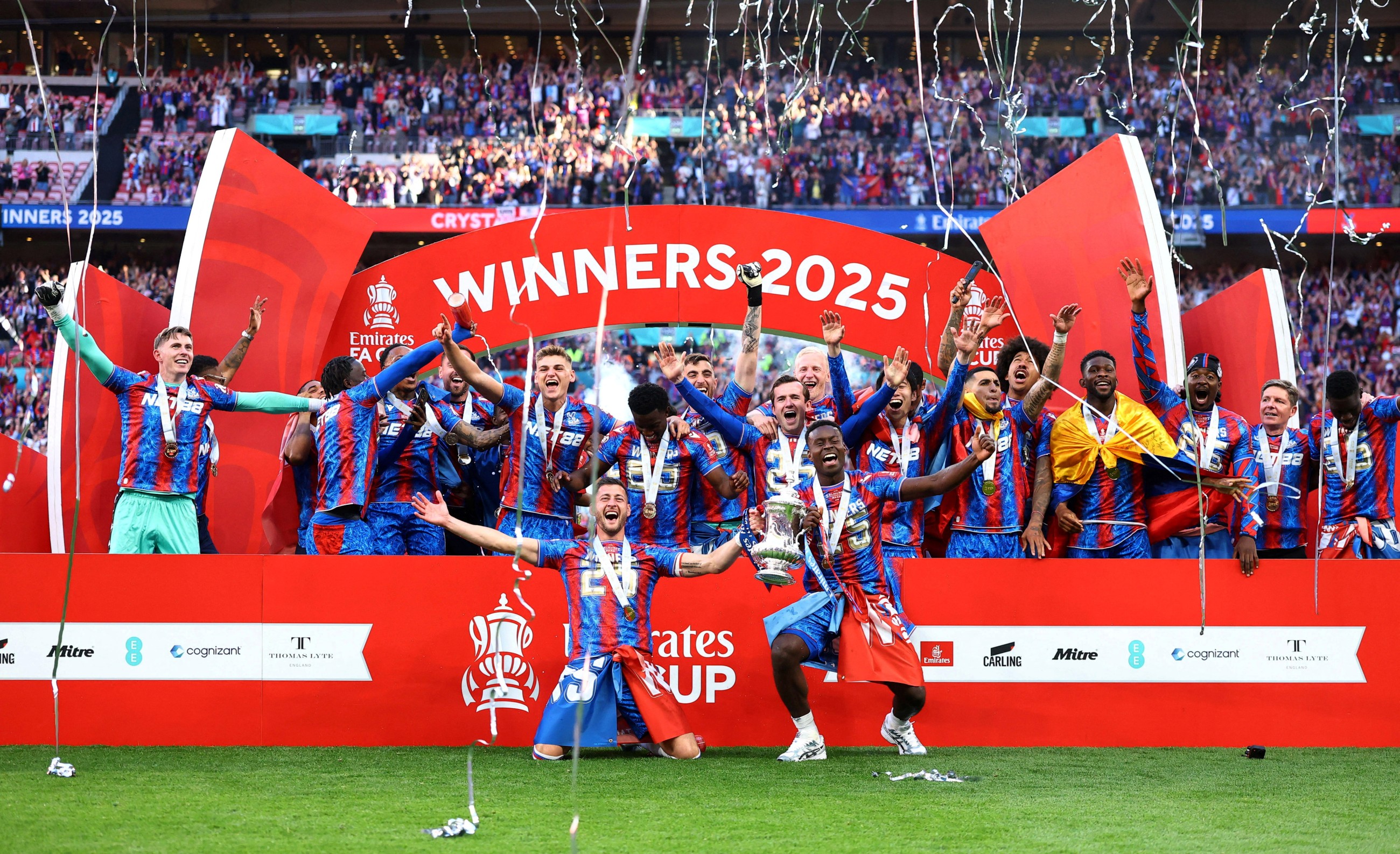 Palace prevail over City to lift historic FA Cup crown