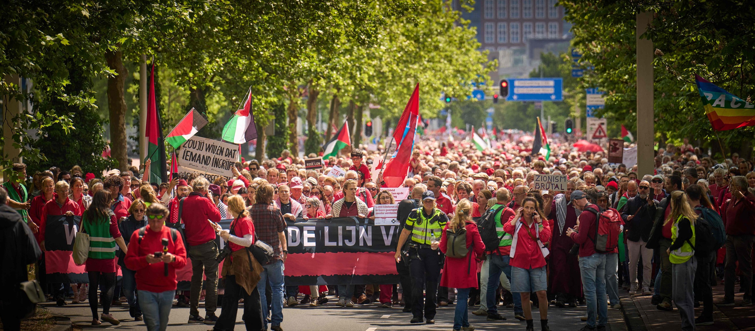 Huge crowd piles pressure on Dutch government to seek an end to Israel's campaign in Gaza