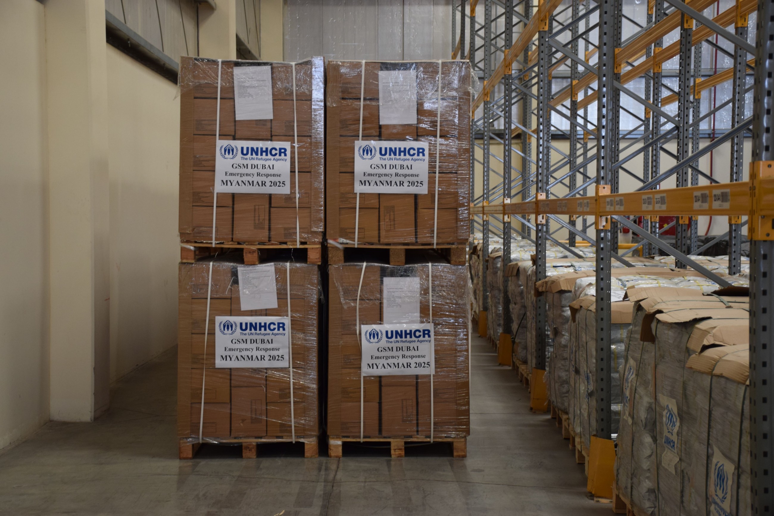 Dubai dispatches sea shipment to support earthquake-hit communities in Myanmar