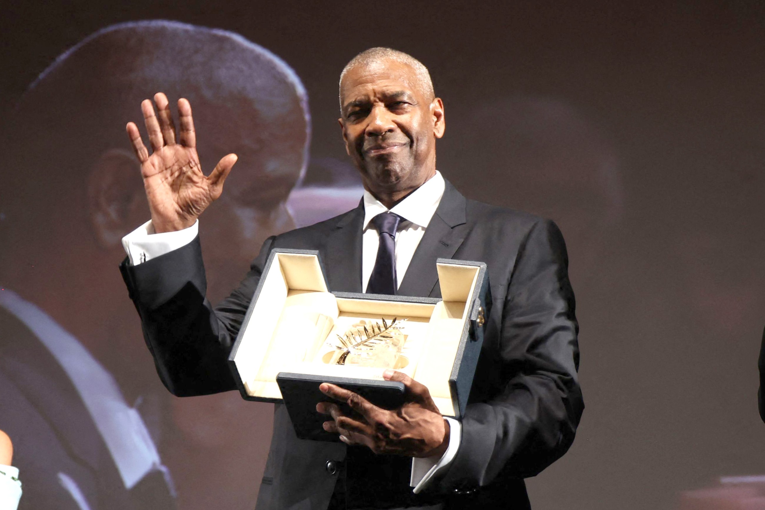 Denzel Washington receives honorary Palme d’Or at Cannes