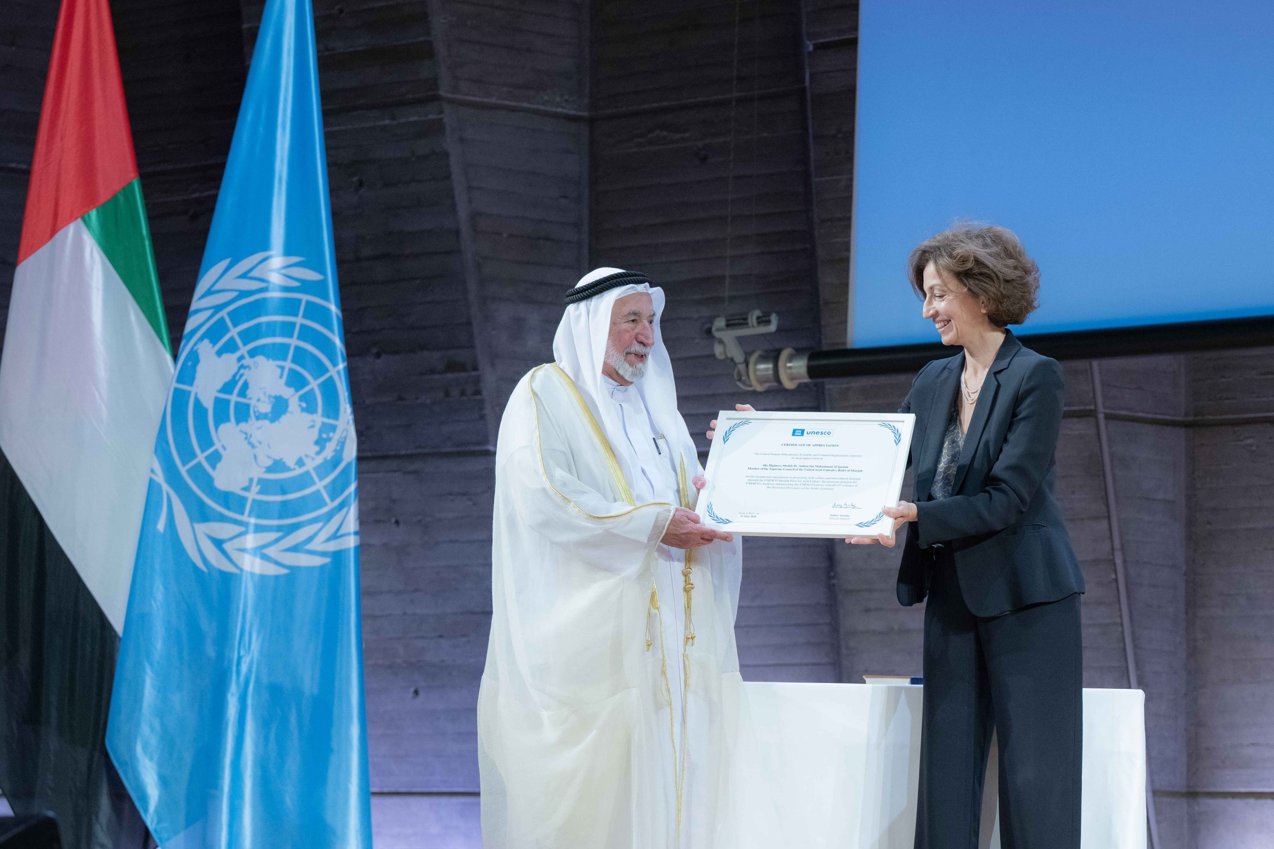 UNESCO honours Sheikh Sultan for Arabic historical dictionary