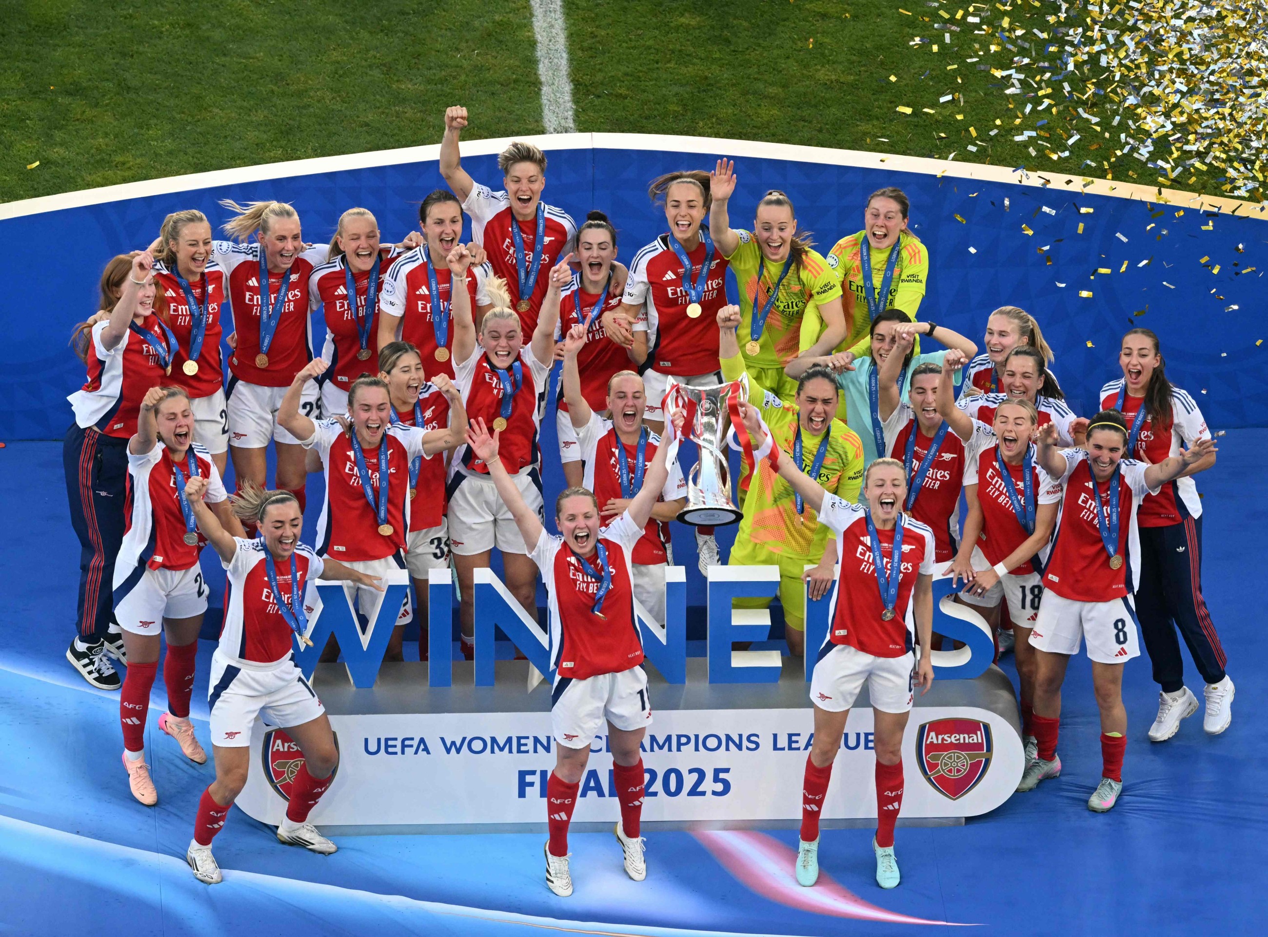 Arsenal stun Barcelona to clinch Women’s Champions League title