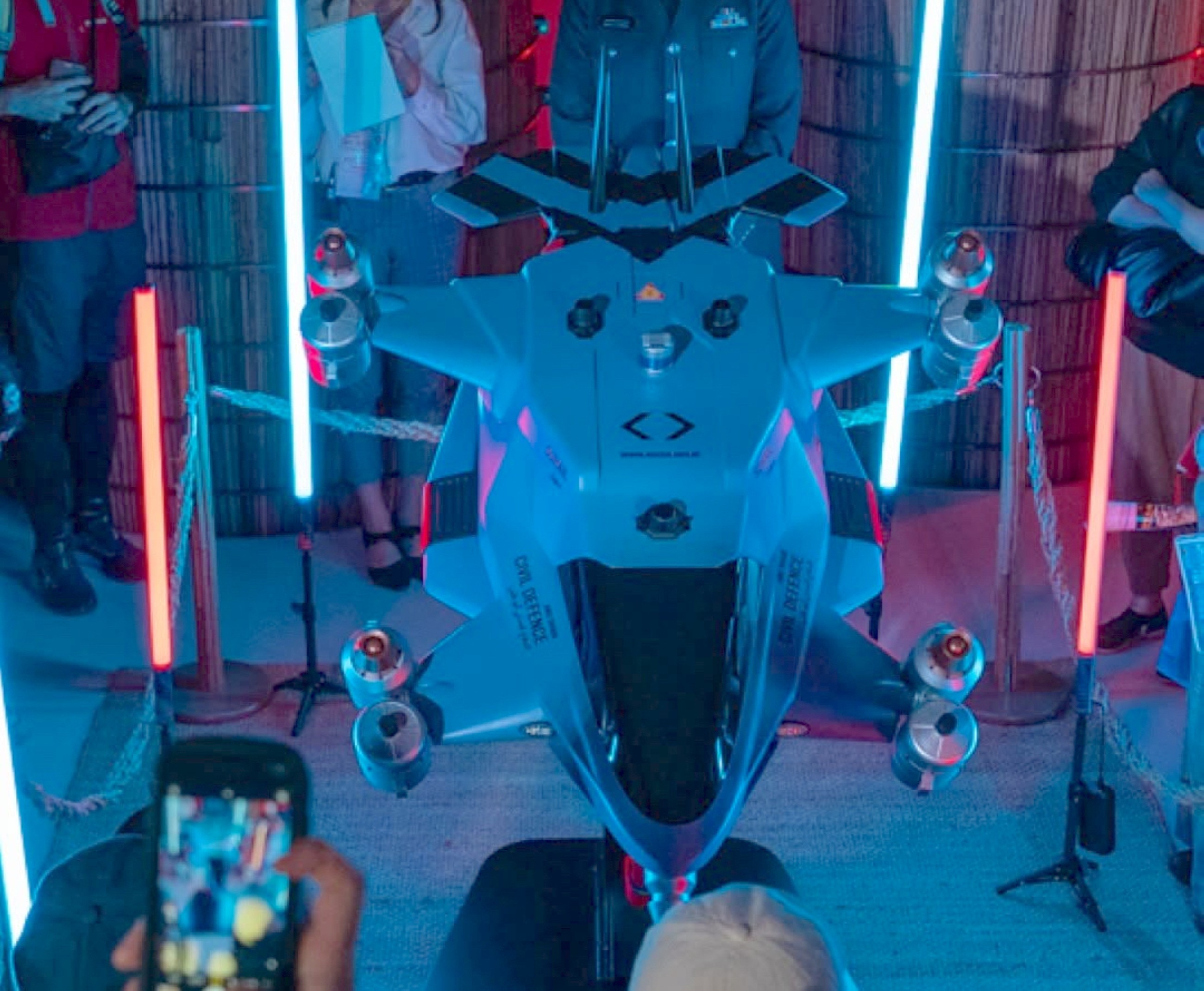 UAE unveils world’s first jet-powered fire-fighting drone