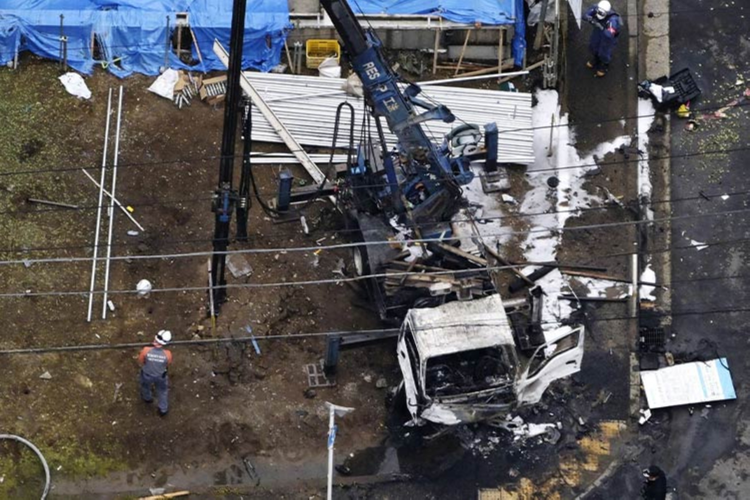 10 people injured following explosion at Tokyo construction site