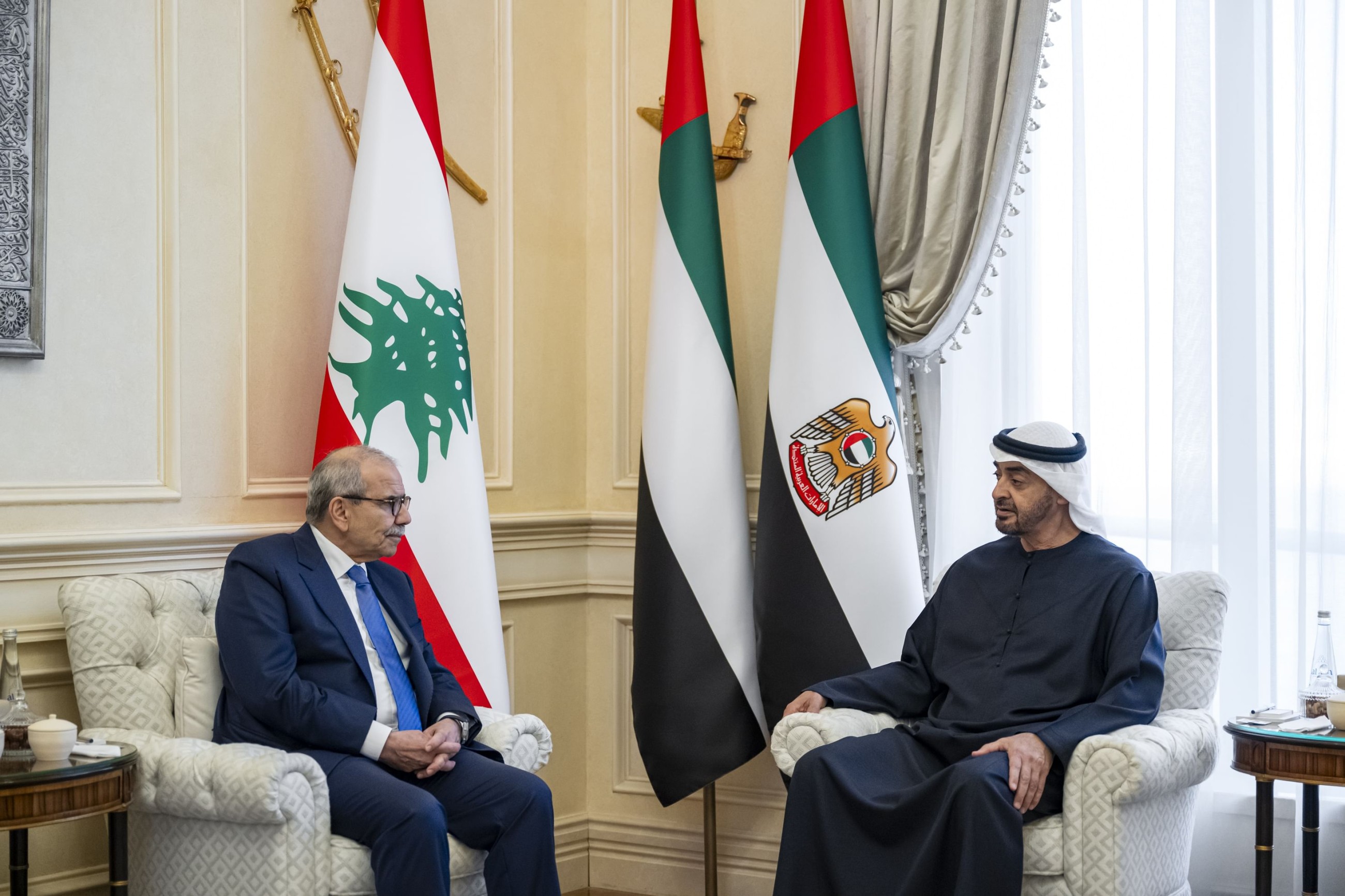UAE President, Lebanese PM discuss bilateral relations, region