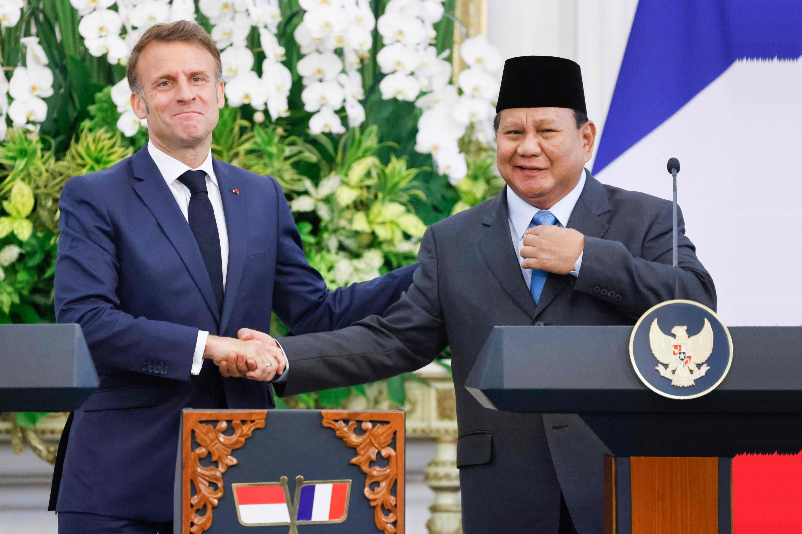 France, Indonesia call for progress on Israeli-Palestinian 'mutual recognition'