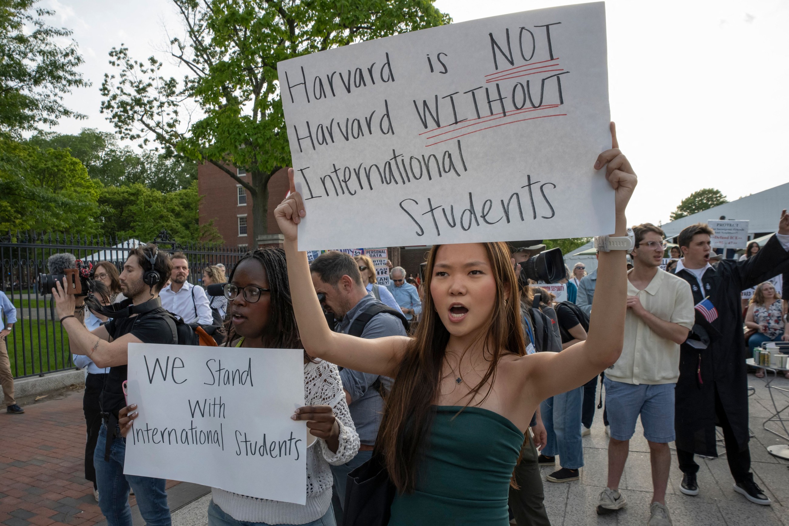 US suspends student visa processing in fresh swipe at foreign applicants