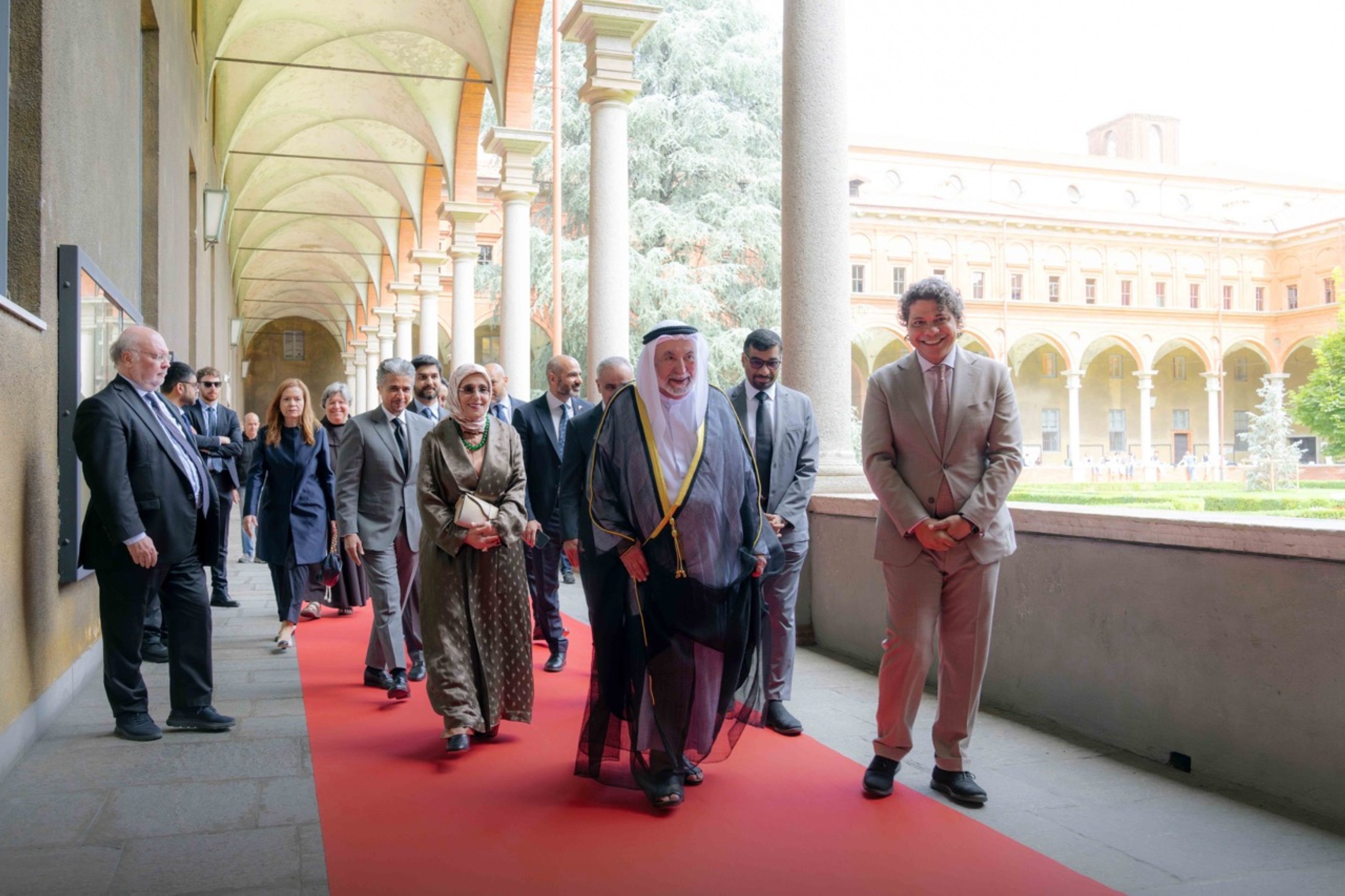 Sultan visits Milan’s Catholic University of the Sacred Heart