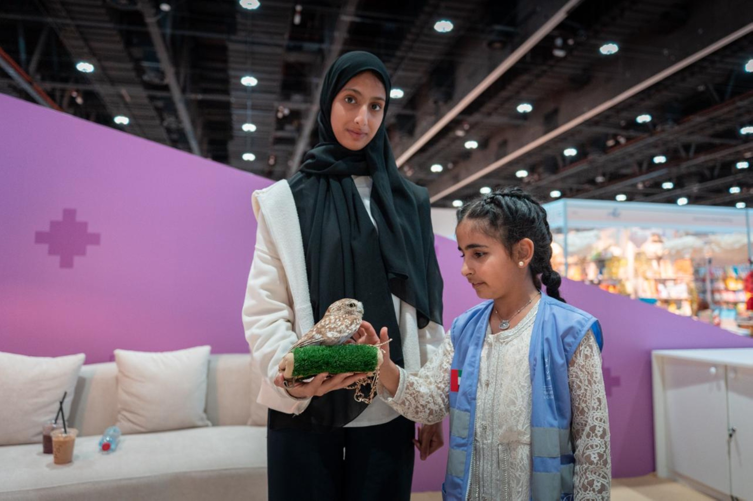 My grandfather and mother instilled in me love of falcons since I was very young: Osha Al Mansoori