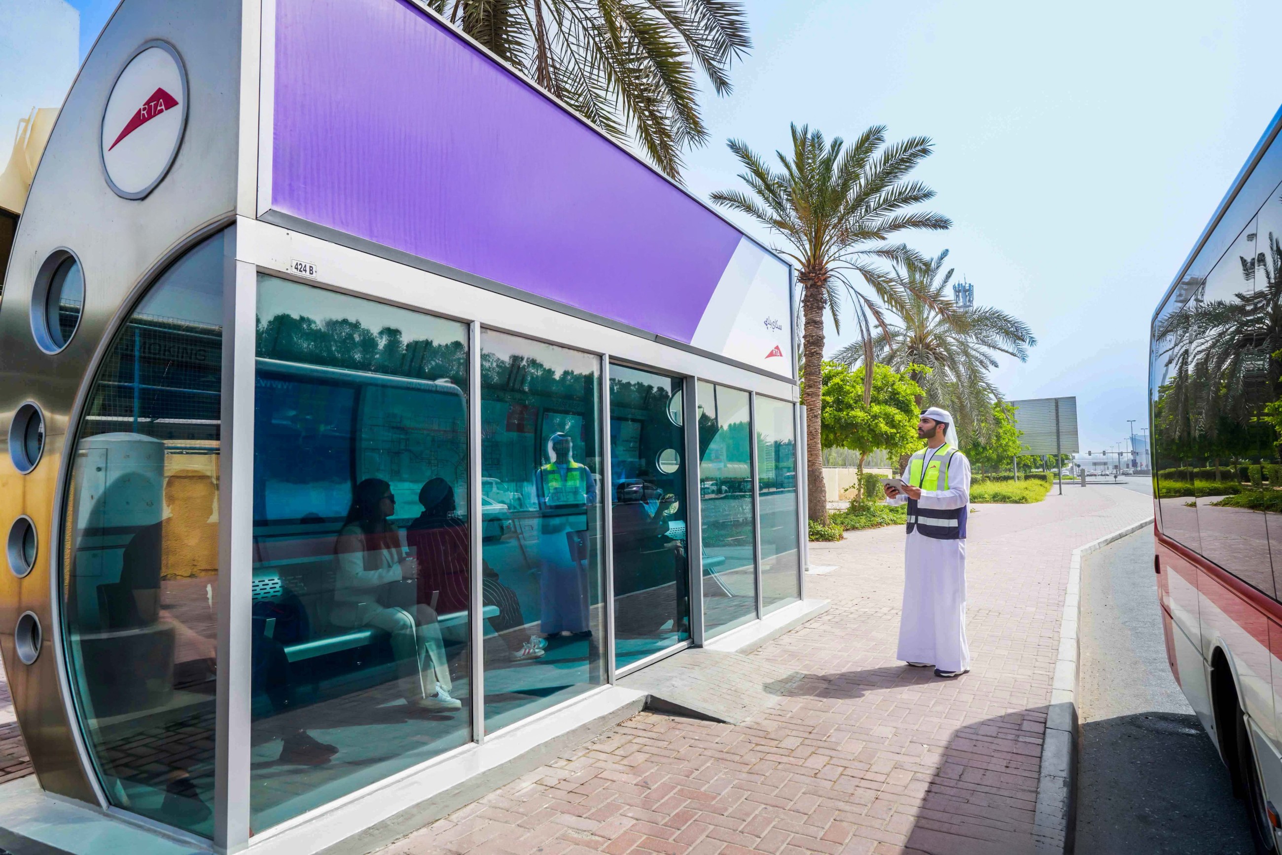 RTA announces full readiness of 893 air-conditioned bus shelters across 22 locations in Dubai for summer