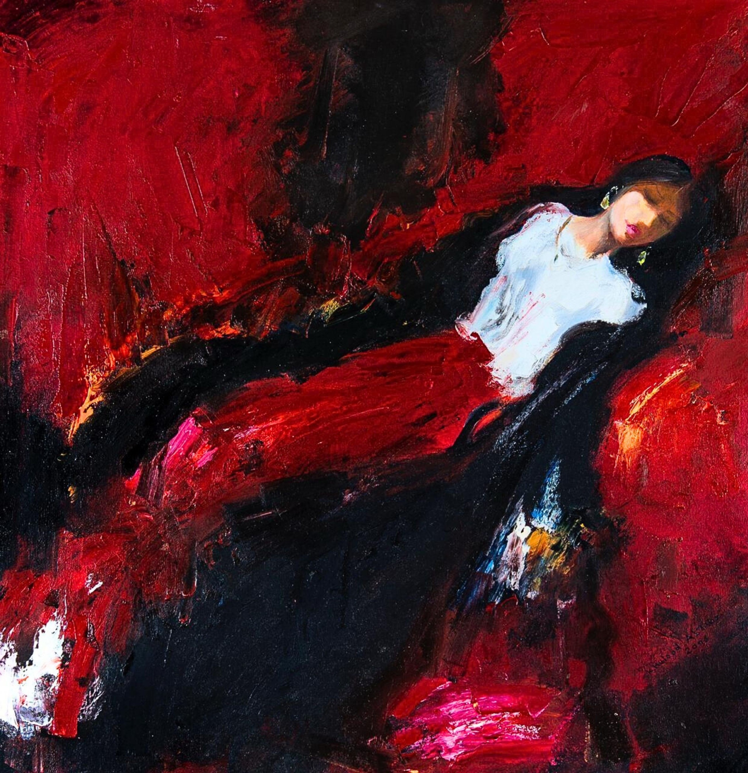 Art4You Gallery shows green light to red colour in illuminating show