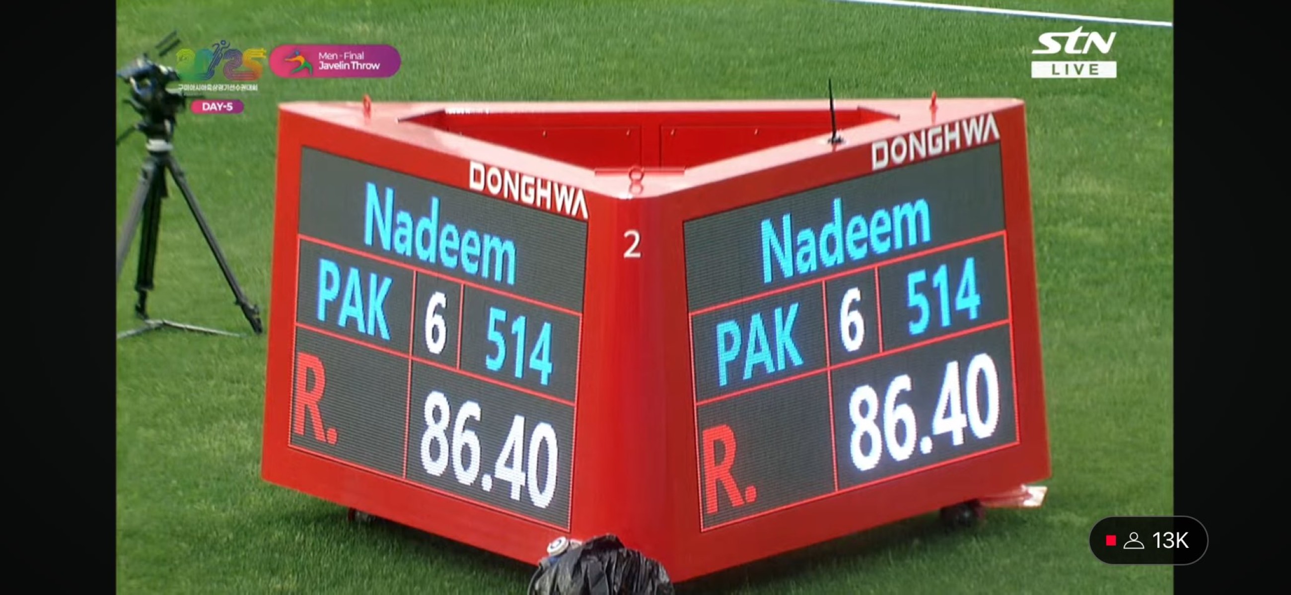 Pakistan's Arshad Nadeem clinches javelin gold at Asian Athletics Championship