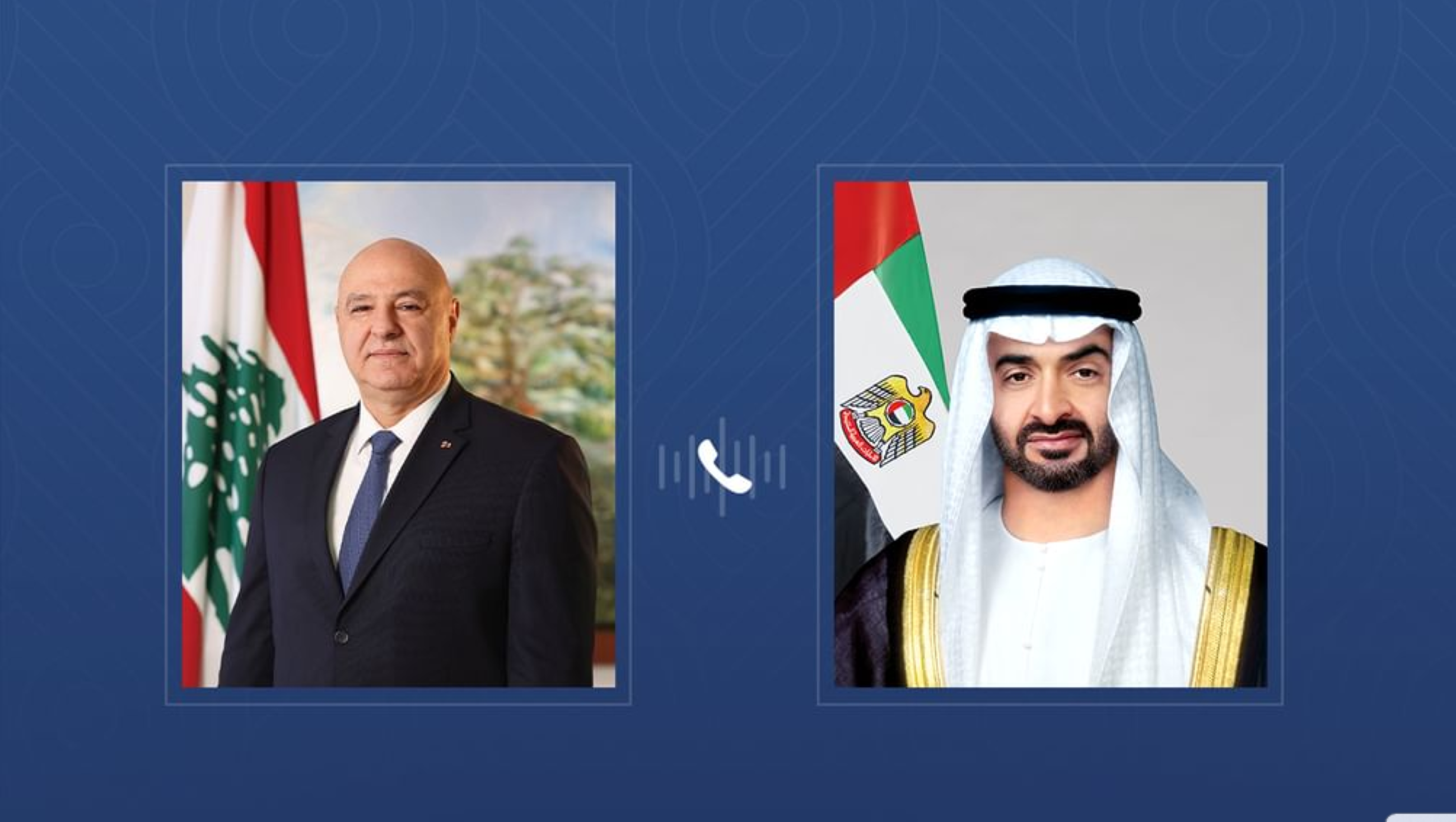 UAE, Lebanese Presidents discuss bilateral cooperation in phone call