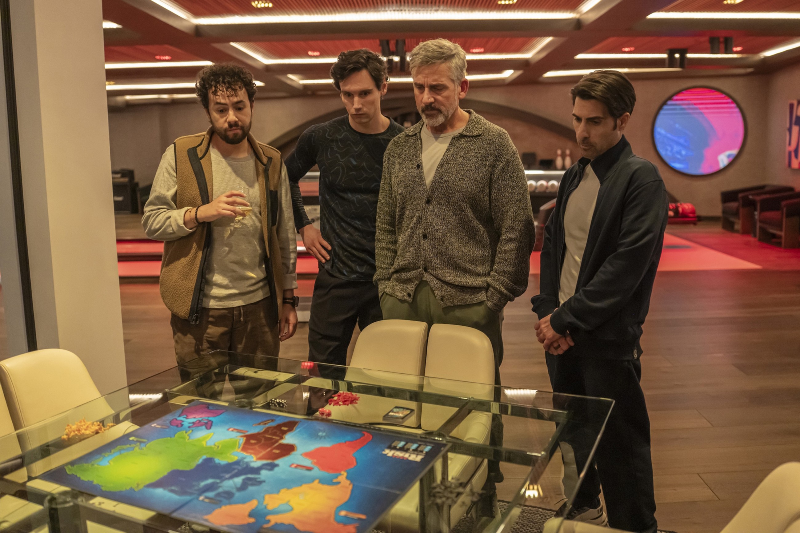 In ‘Mountainhead,’ billionaire tech bros watch world burn