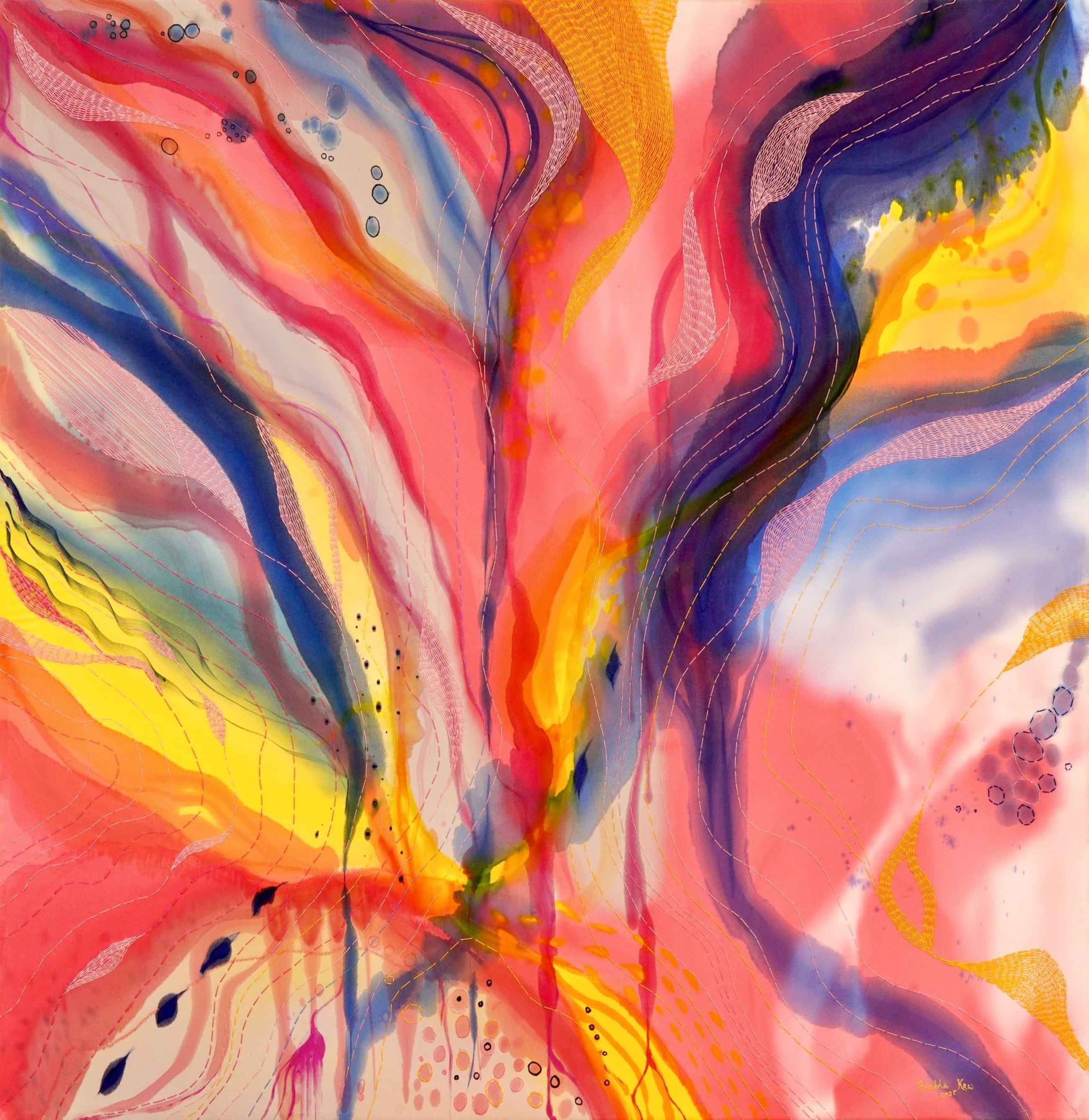 Anubha Kaw turns enchantment of silk into entrancement of art