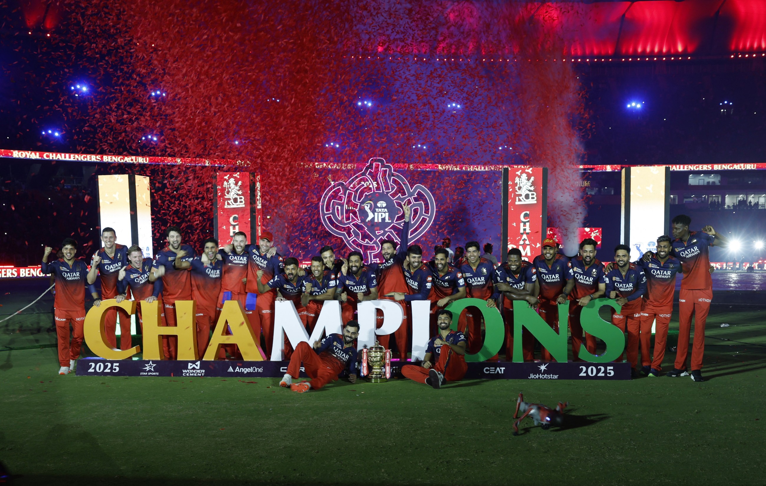 Kohli and RCB break jinx, win IPL title after 18 years