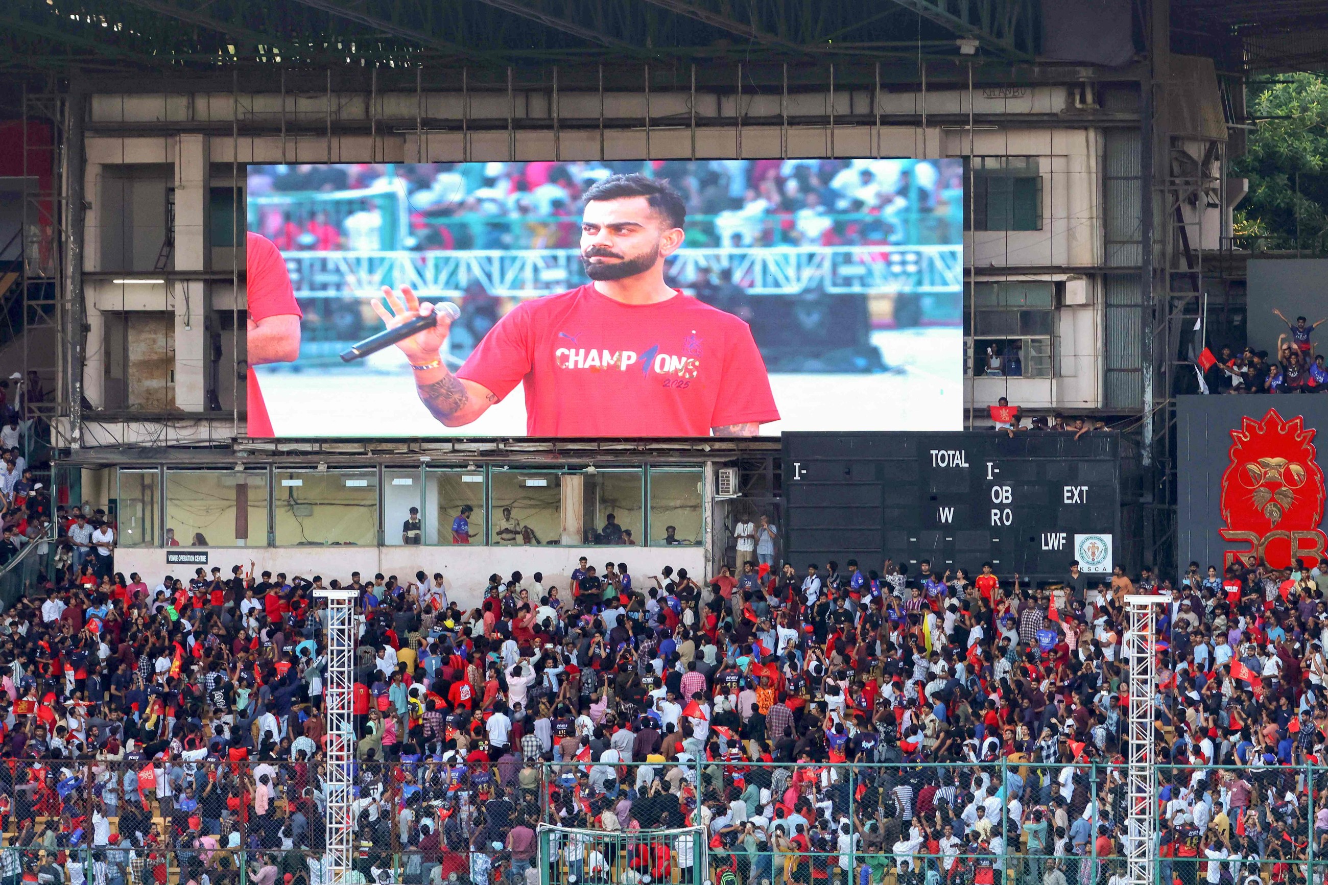 Royal Challengers Bengaluru offer cash help after deadly cricket stampede