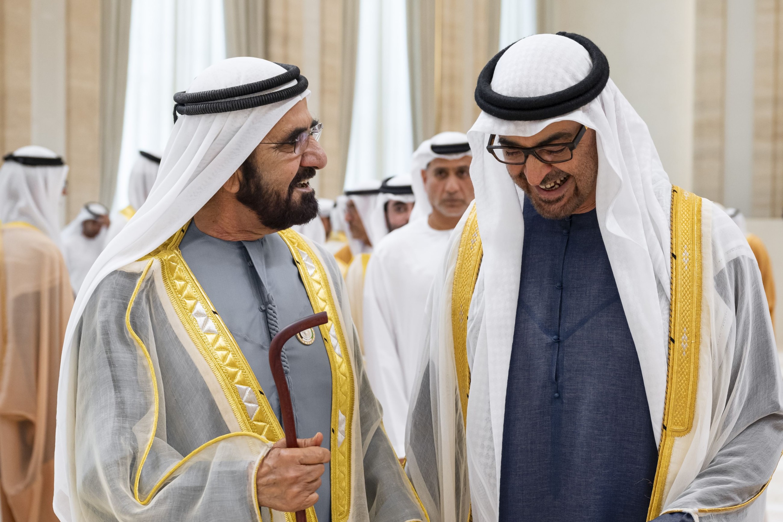 UAE President receives Rulers of Emirates, Crown Princes, Deputy Rulers on occasion of Eid