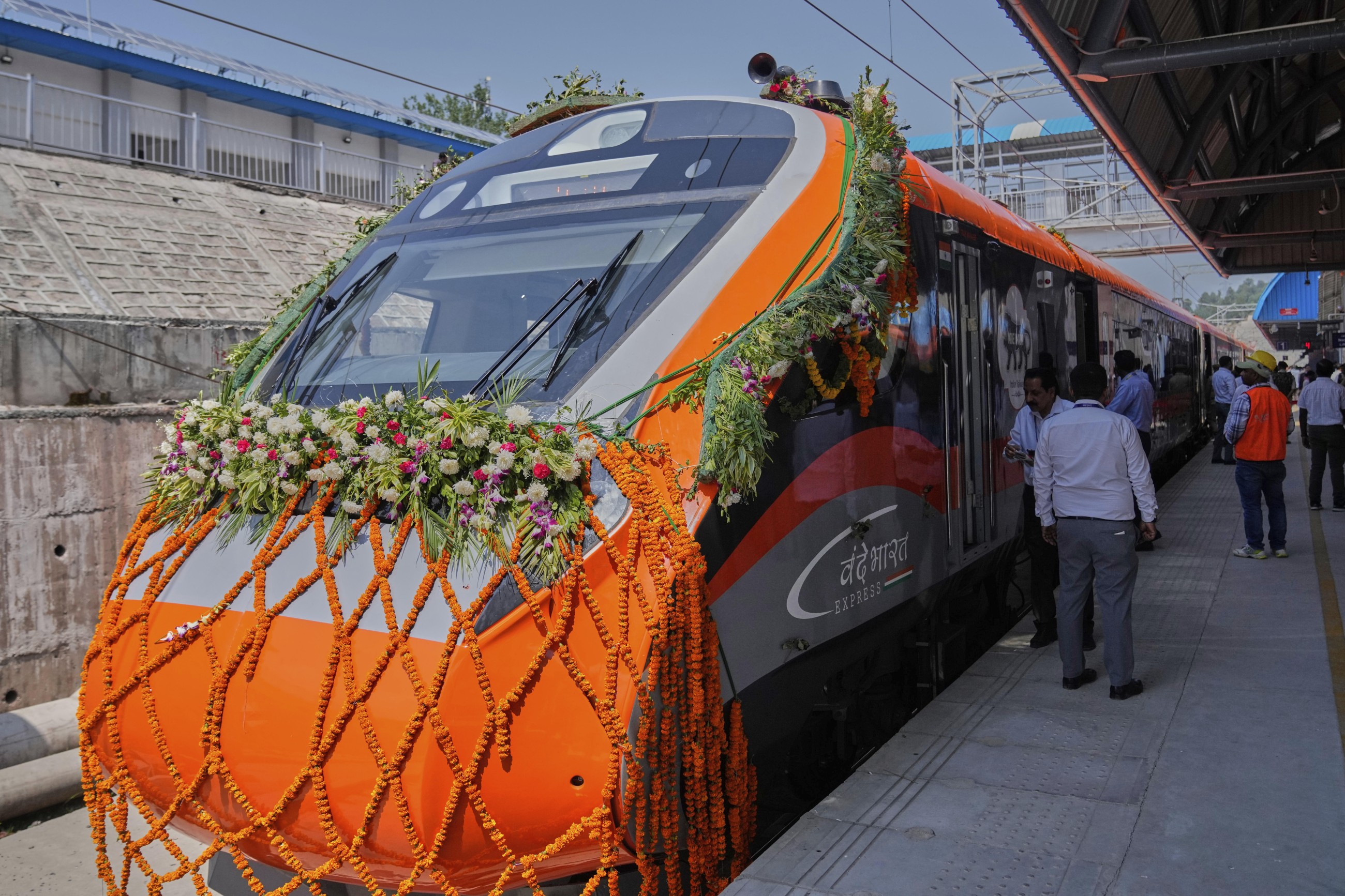 Modi opens ambitious rail project connecting Kashmir to rest of India