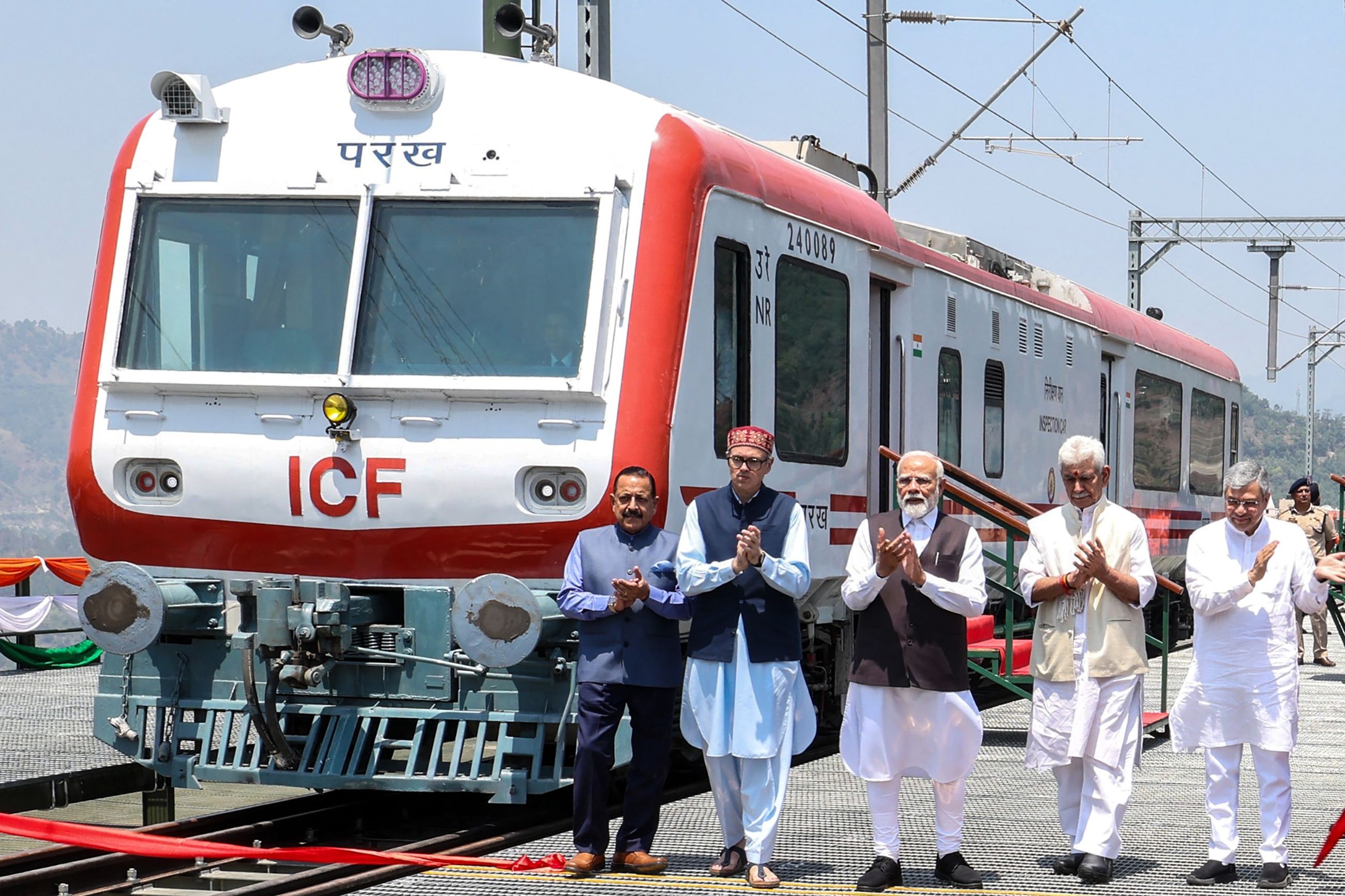 Modi opens ambitious rail project connecting Kashmir to rest of India
