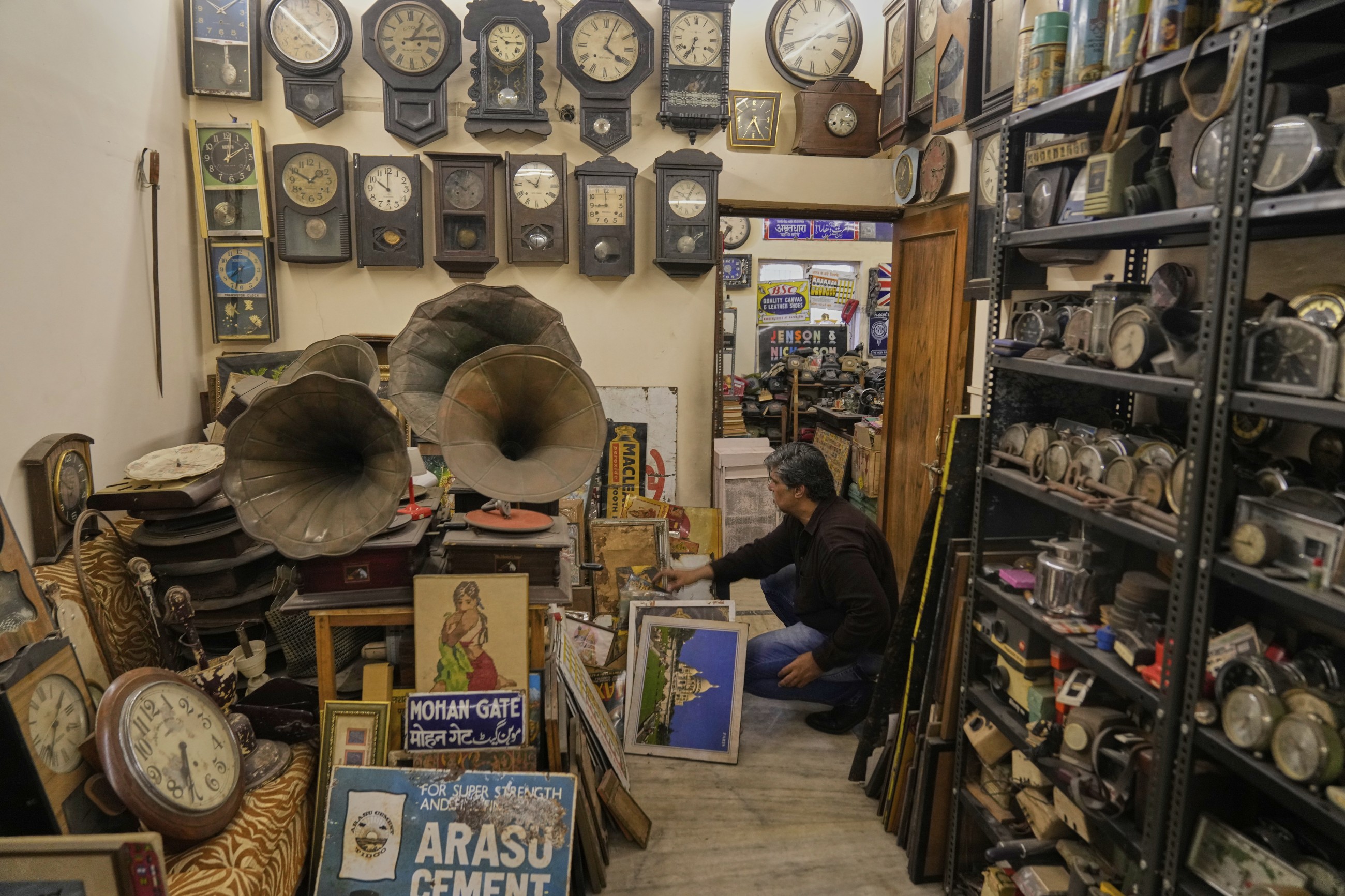 Anything you touch will be a piece of history at this collector’s home