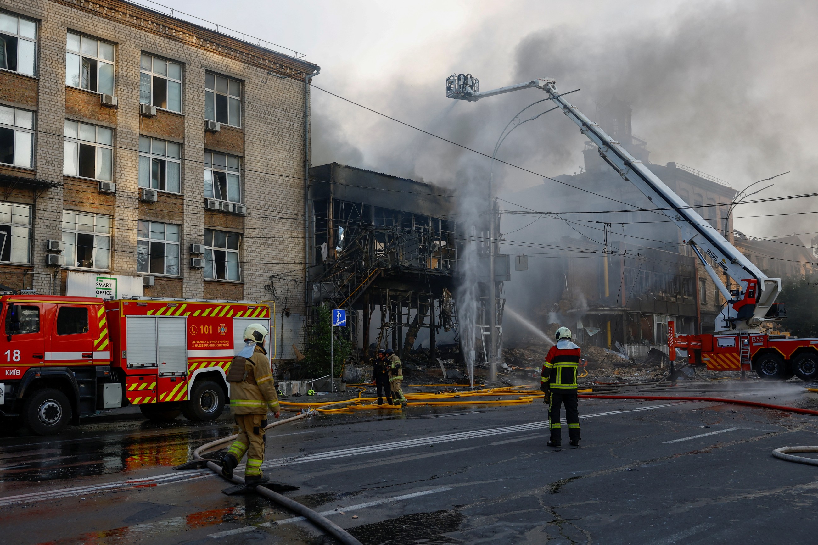 Russia hits 6 Ukraine regions in one of largest aerial attacks