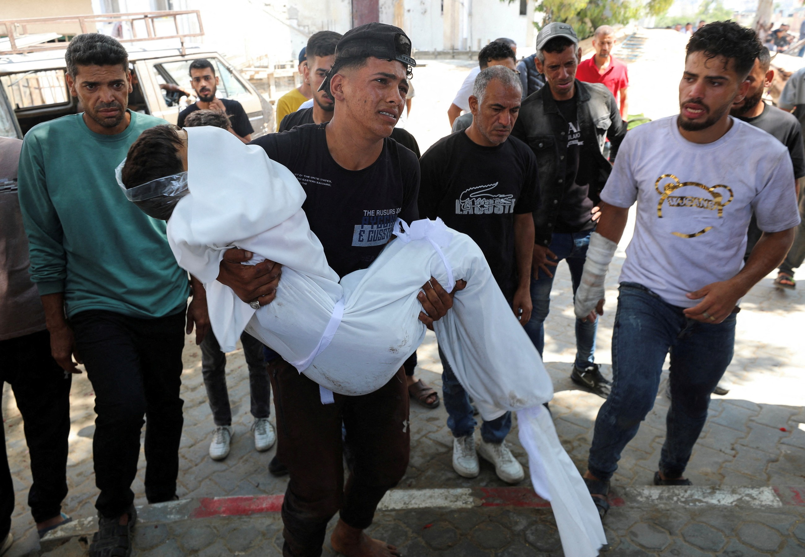 Gaza rescuers say Israel fire kills 36, six of them near aid centre