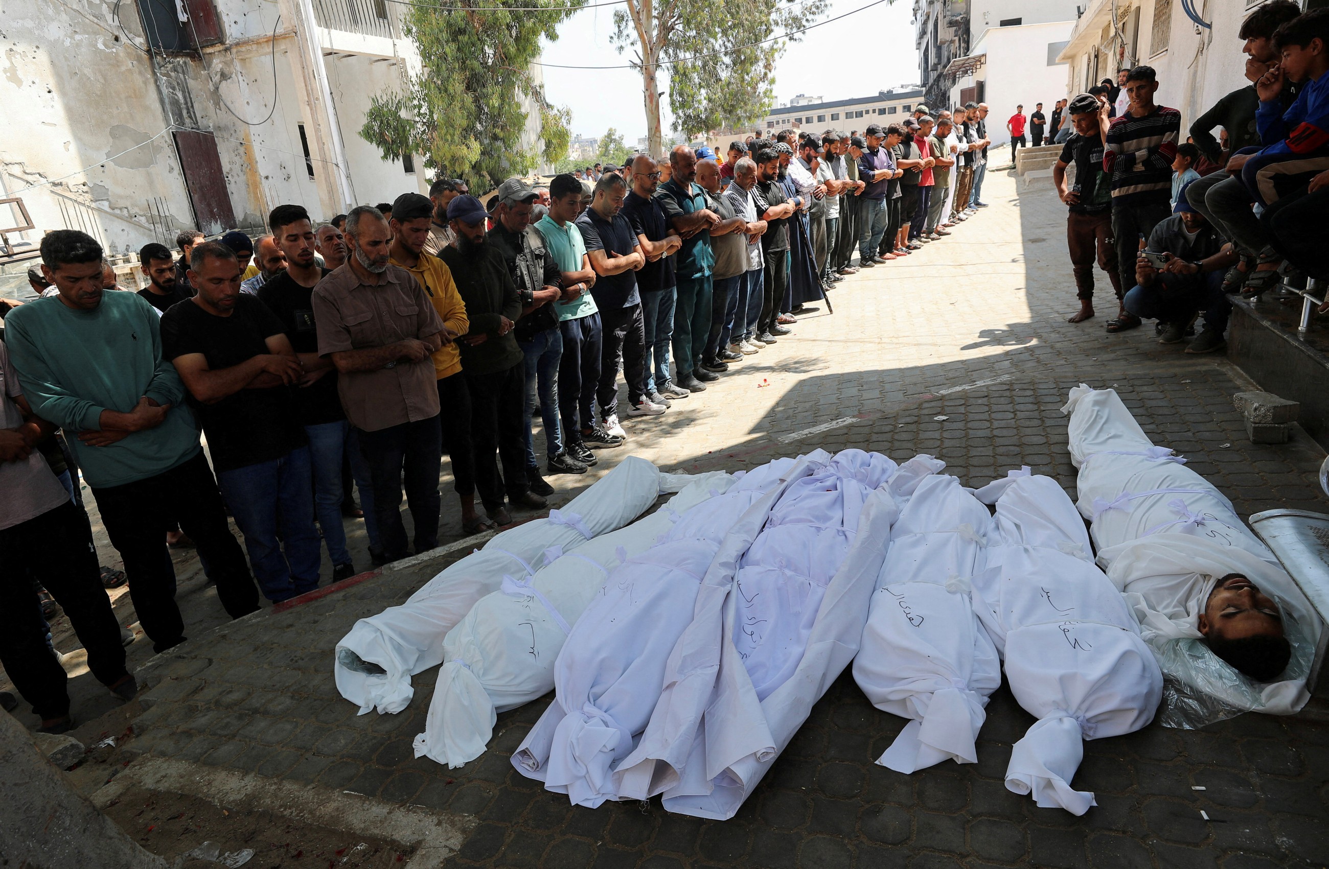 Gaza rescuers say Israel fire kills 36, six of them near aid centre
