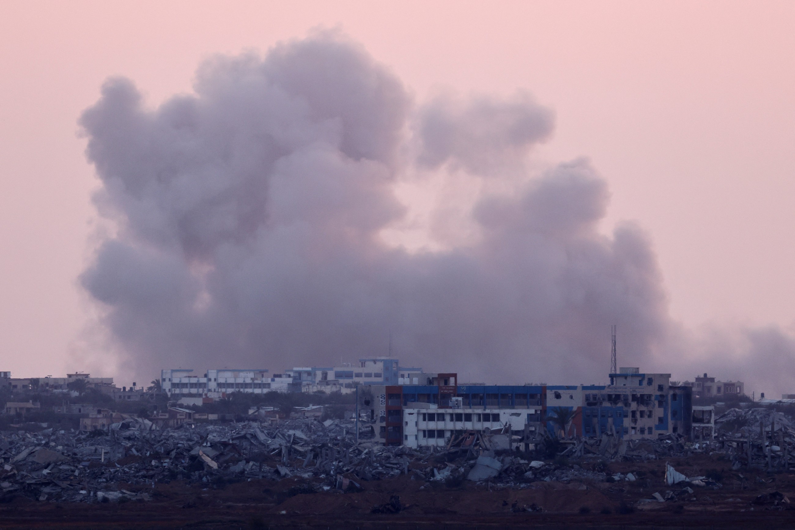 Gaza relief distribution remains suspended as bombings continue