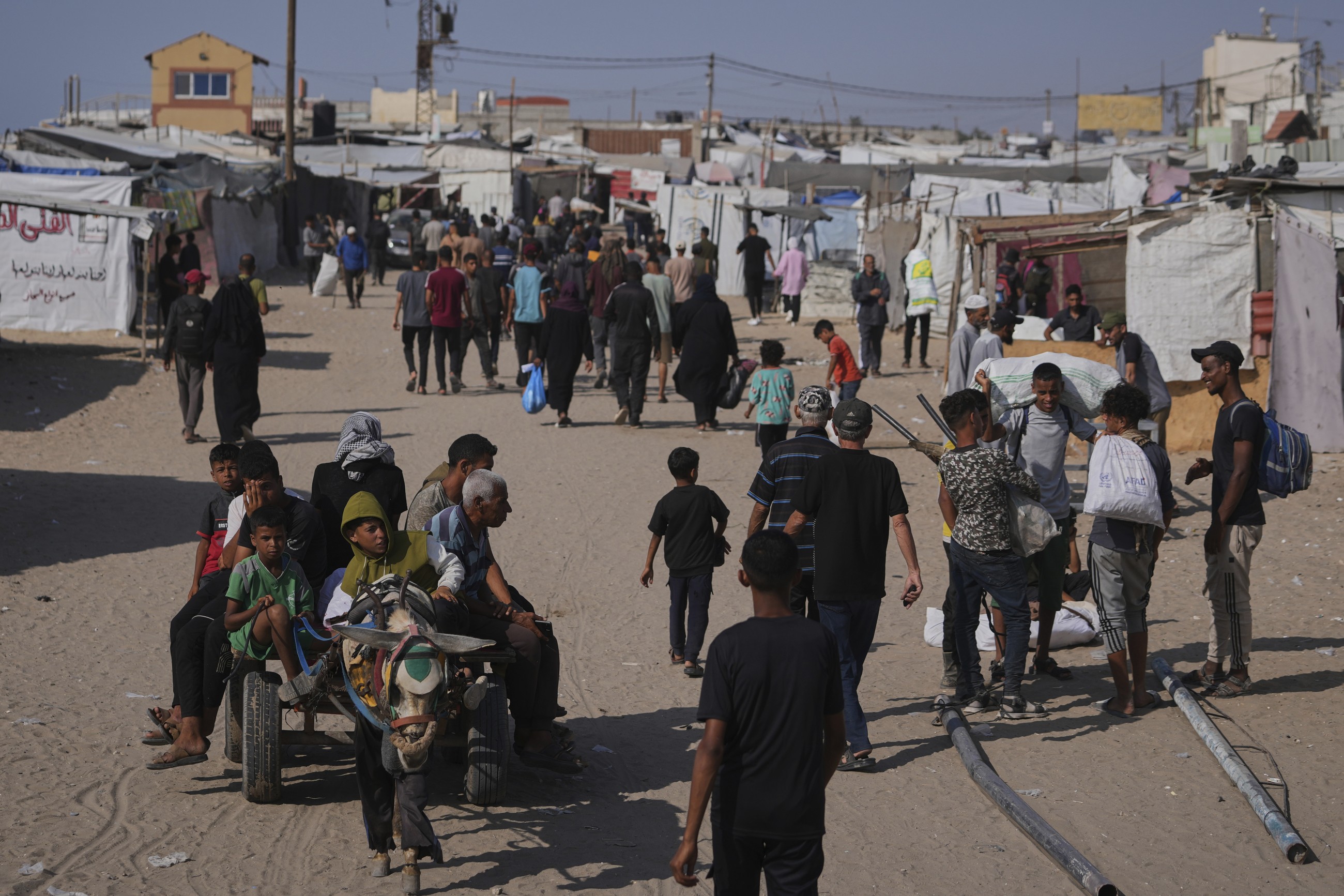 Gaza relief distribution remains suspended as bombings continue