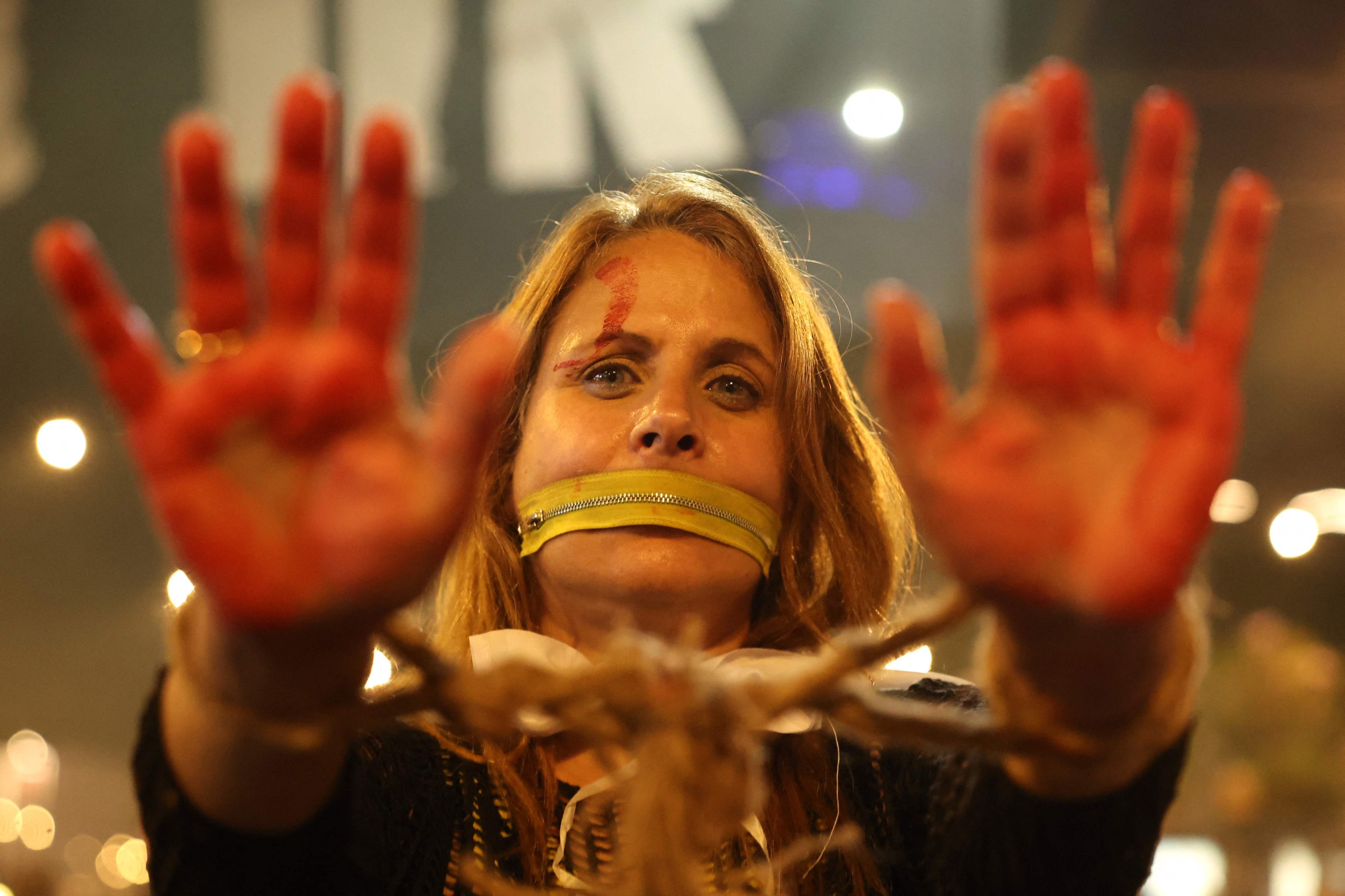 Thousands protest in Tel Aviv for release of Gaza hostages