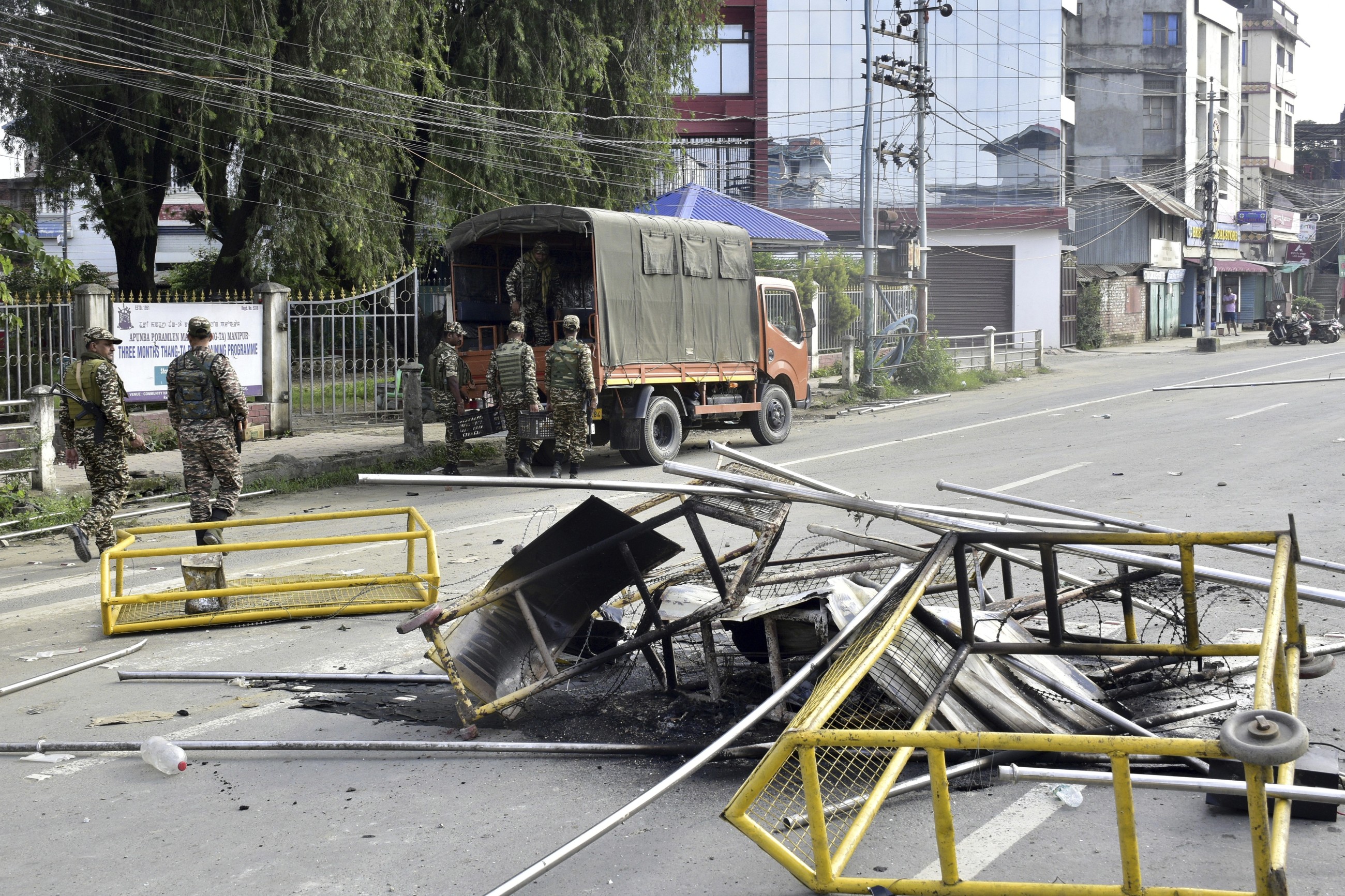 Internet shutdown, curfew imposed after fresh clashes in Indian state of Manipur