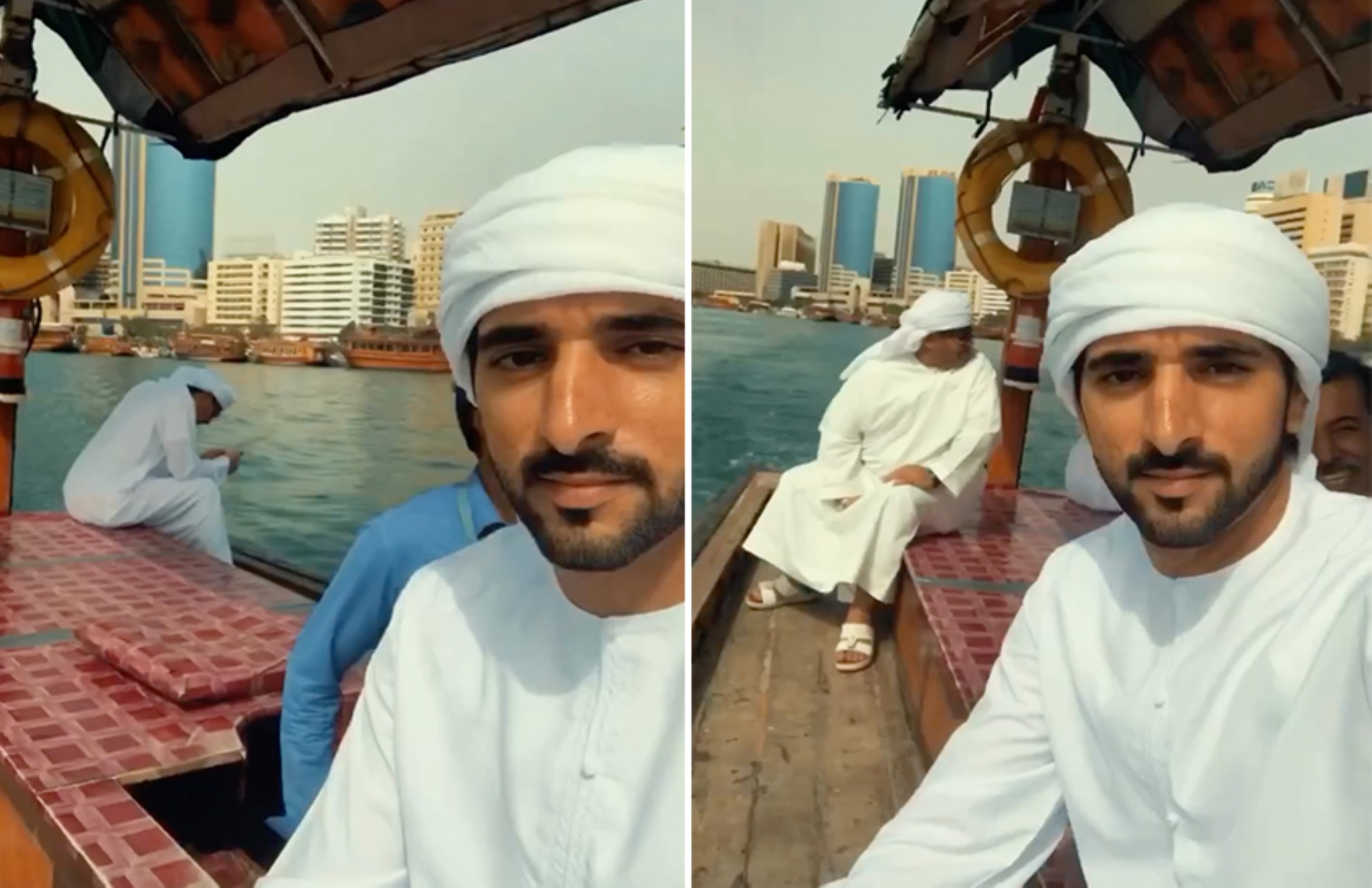 VIDEO: Sheikh Hamdan takes abra ride, explores Old Dubai market during Eid