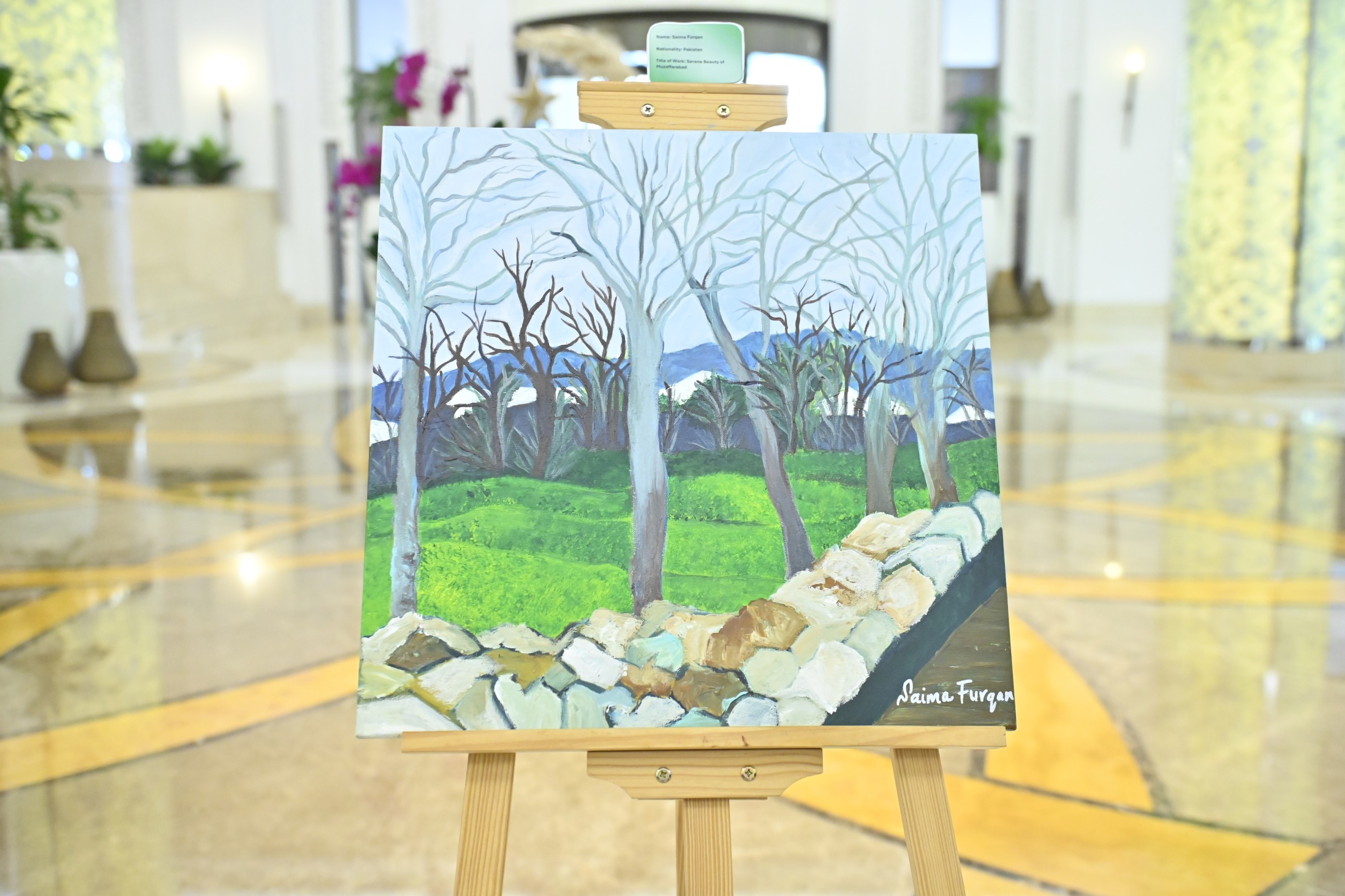 Saima Furqan creates art, connects artists and conjoins communities