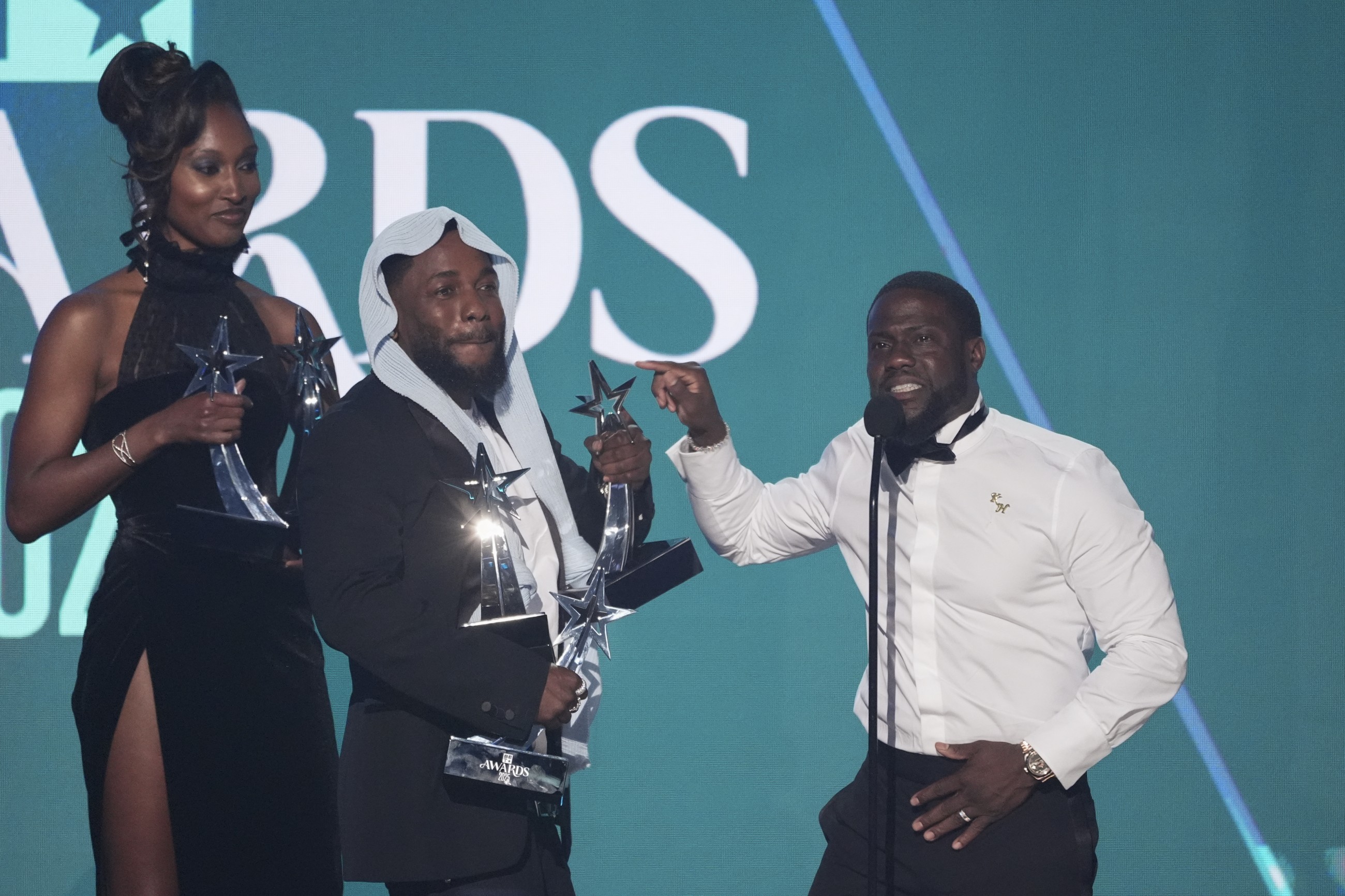 Rapper Kendrick Lamar lands the biggest wins at the 2025 BET Awards