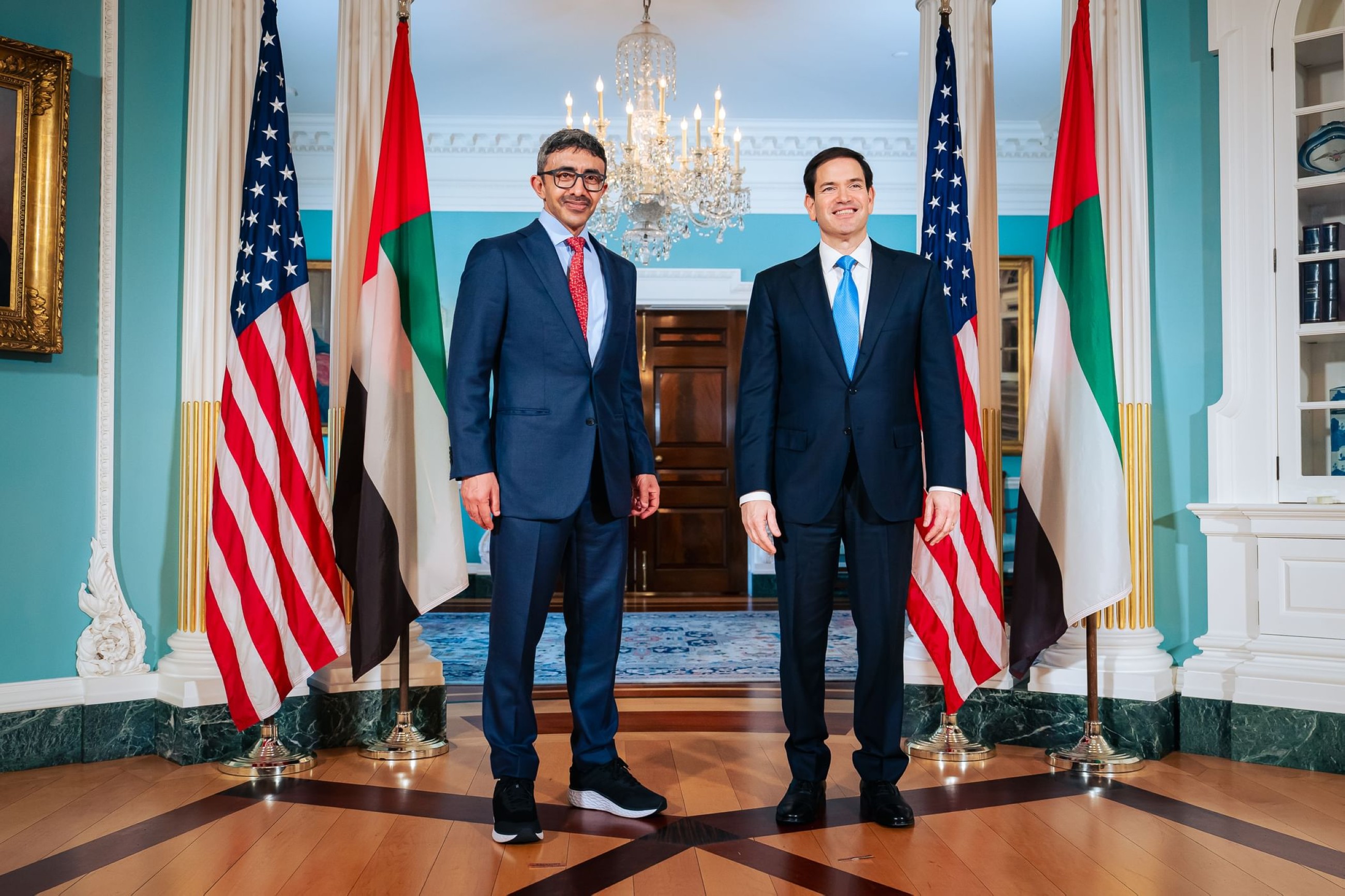 Sheikh Abdullah, US Secretary of State discuss strategic ties, regional developments
