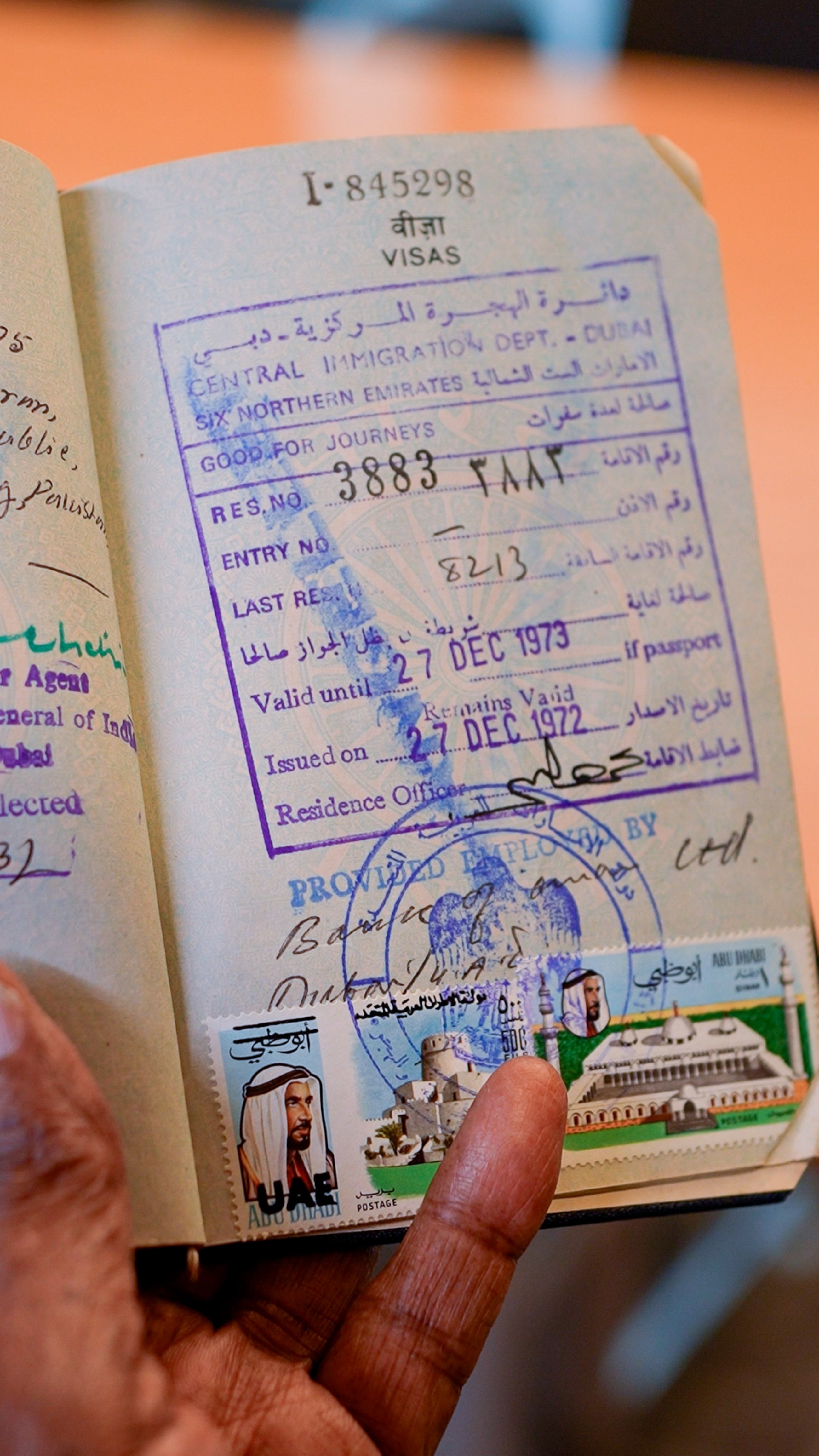 Dubai fulfils a son’s wish with commemorative passport stamp for his father after 60 years