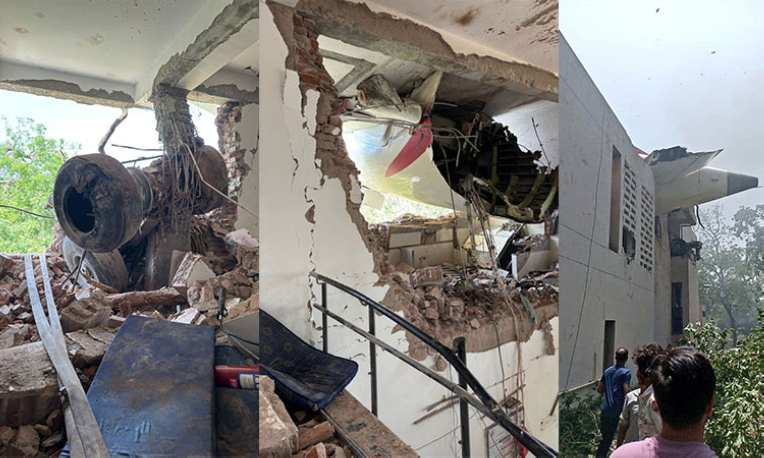Air India plane crashes into intern doctors' hostel