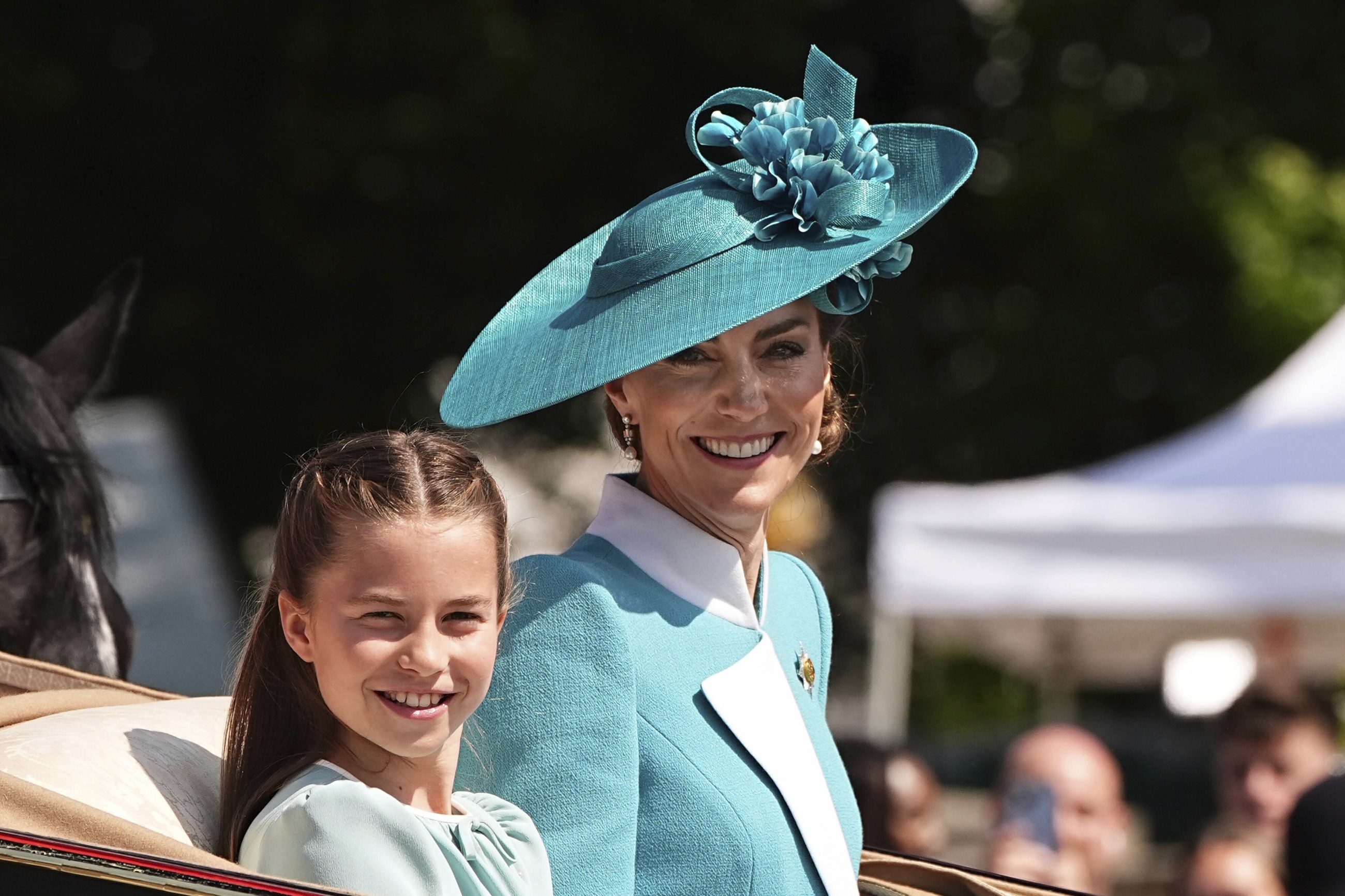 Kate, Princess Charlotte's coordinated outfits at Trooping the Colour parade spark reactions 