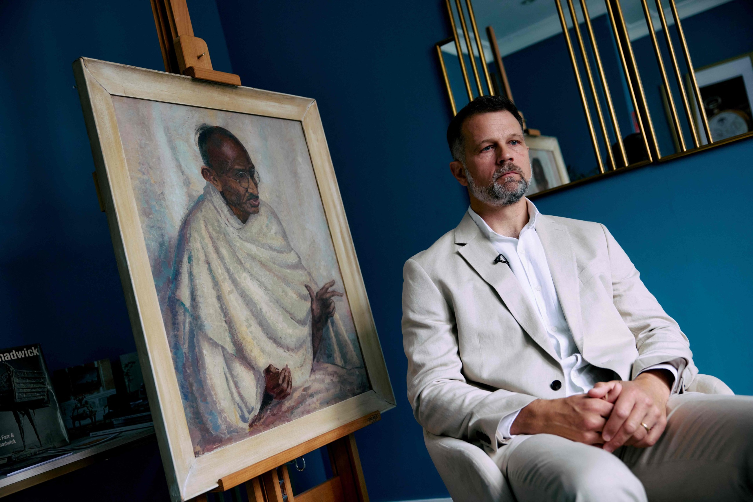 'Hidden treasure': Rare Gandhi portrait up for UK sale