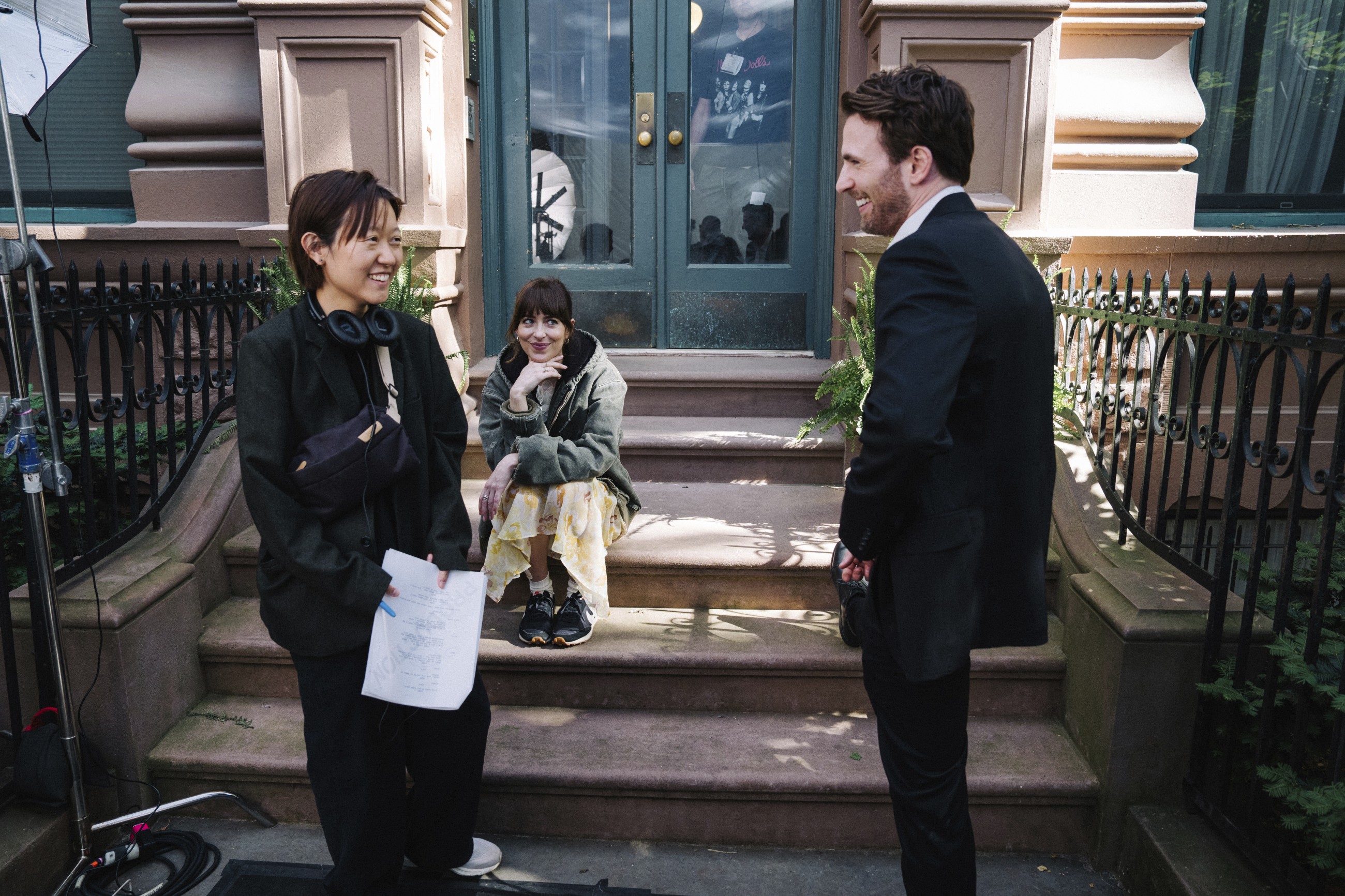Celine and Johnson talk about the film and falling in love